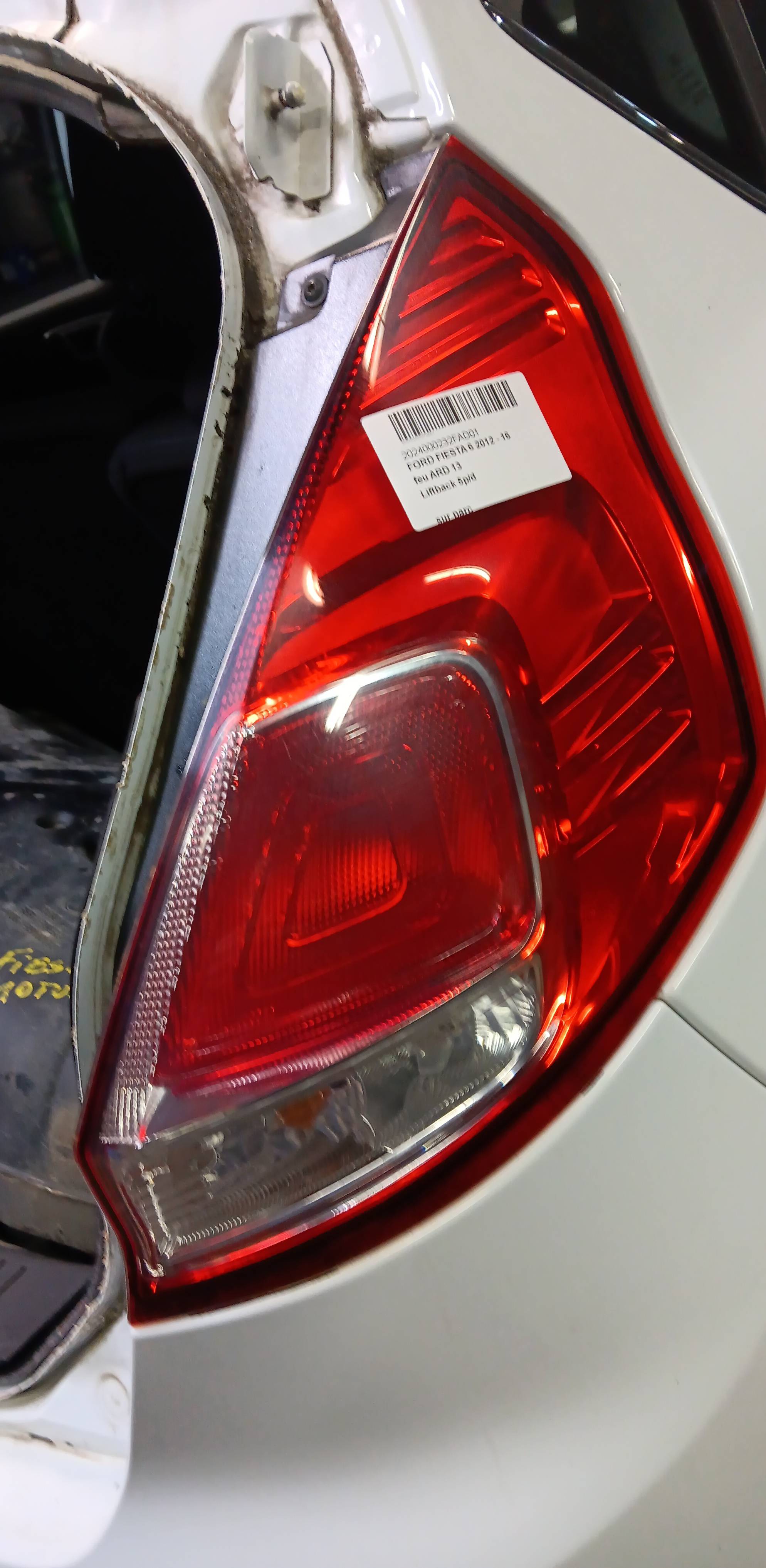 Lichtblok rechts achter Ford Fiesta