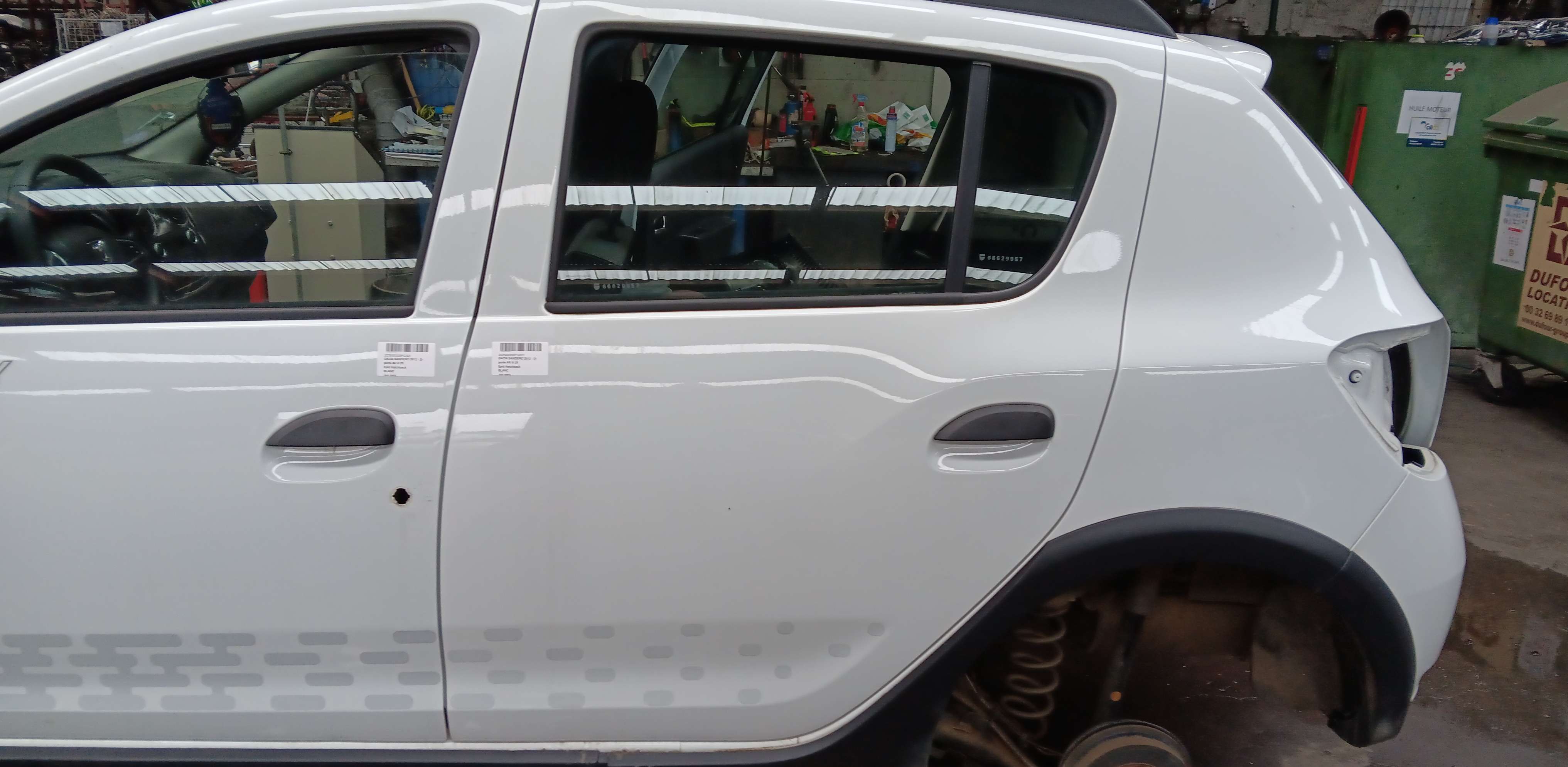 Deur links achter Dacia Sandero