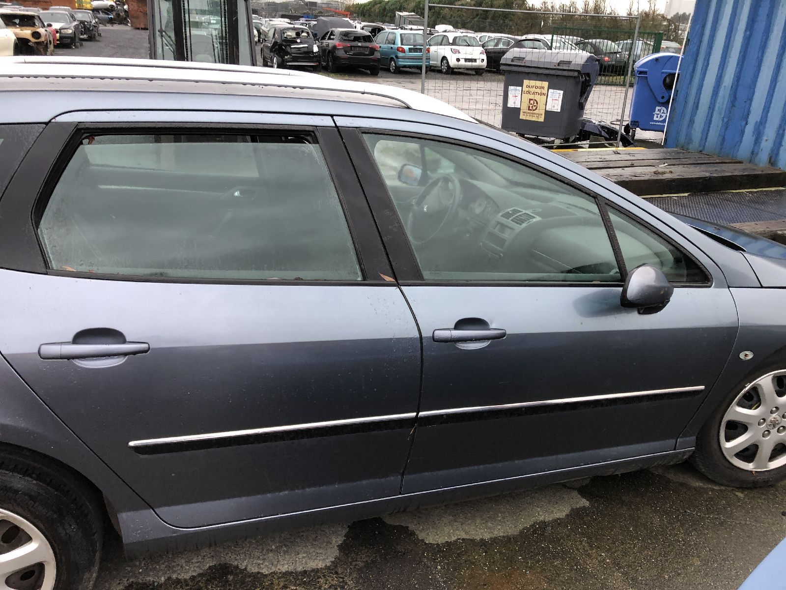 Deur rechts voor Peugeot 407