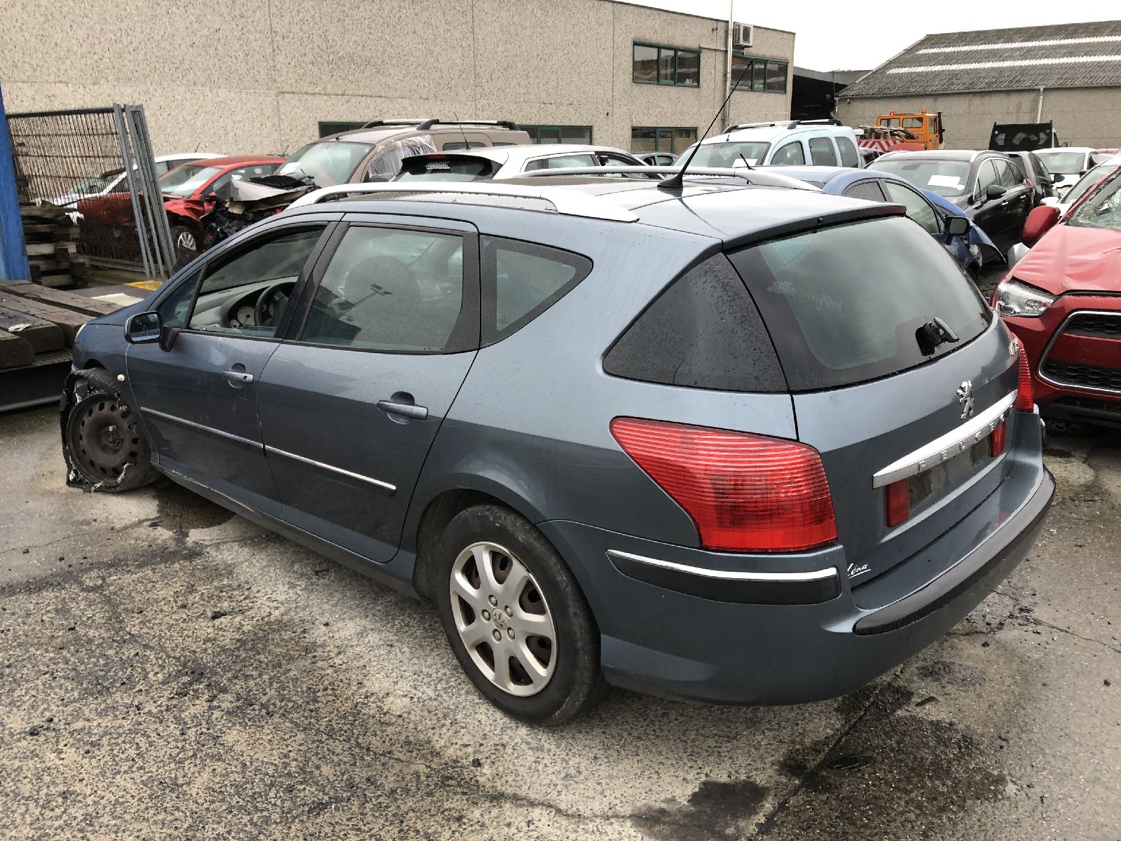 Bumper achter Peugeot 407