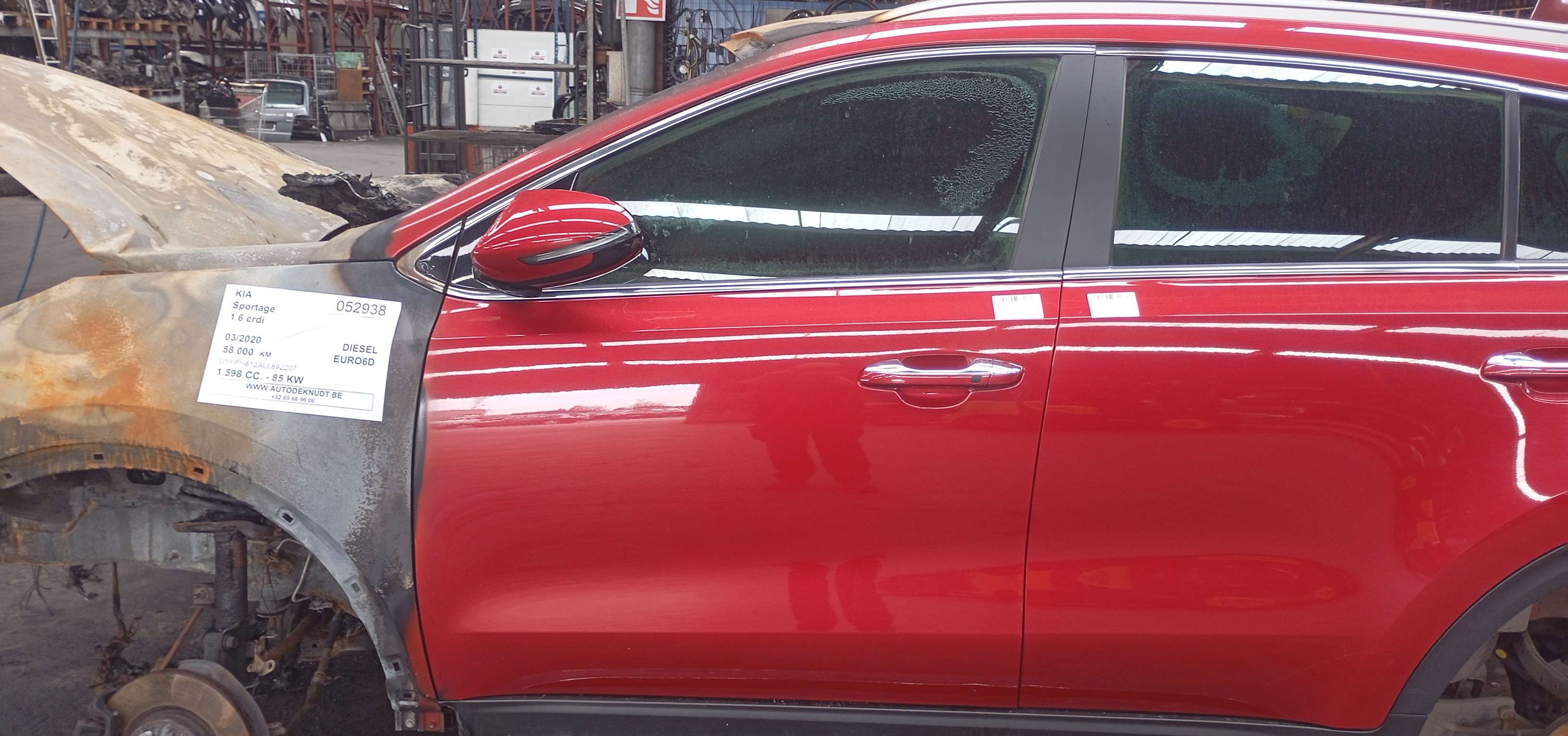 Deur links voor Kia Sportage