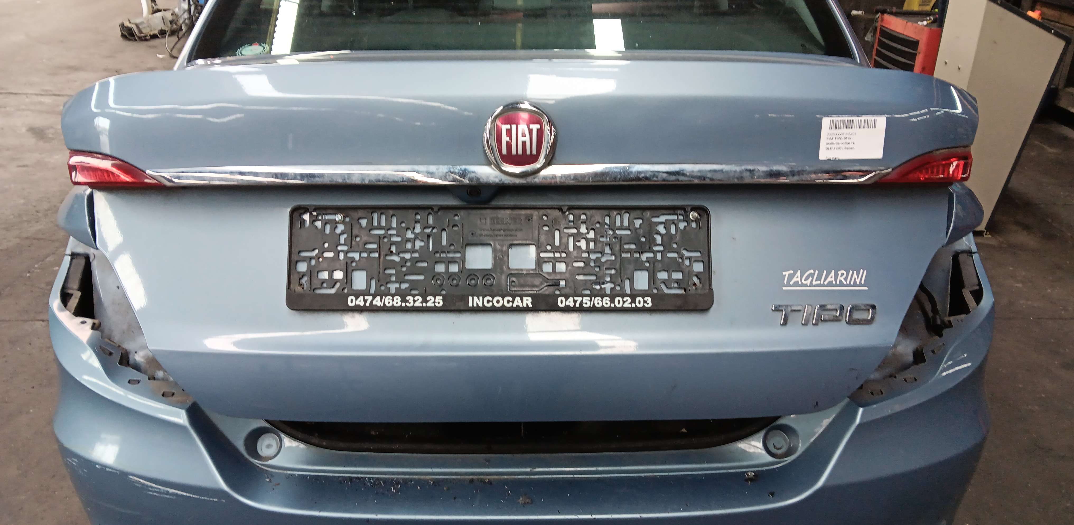 Kofferdeksel Fiat Tipo