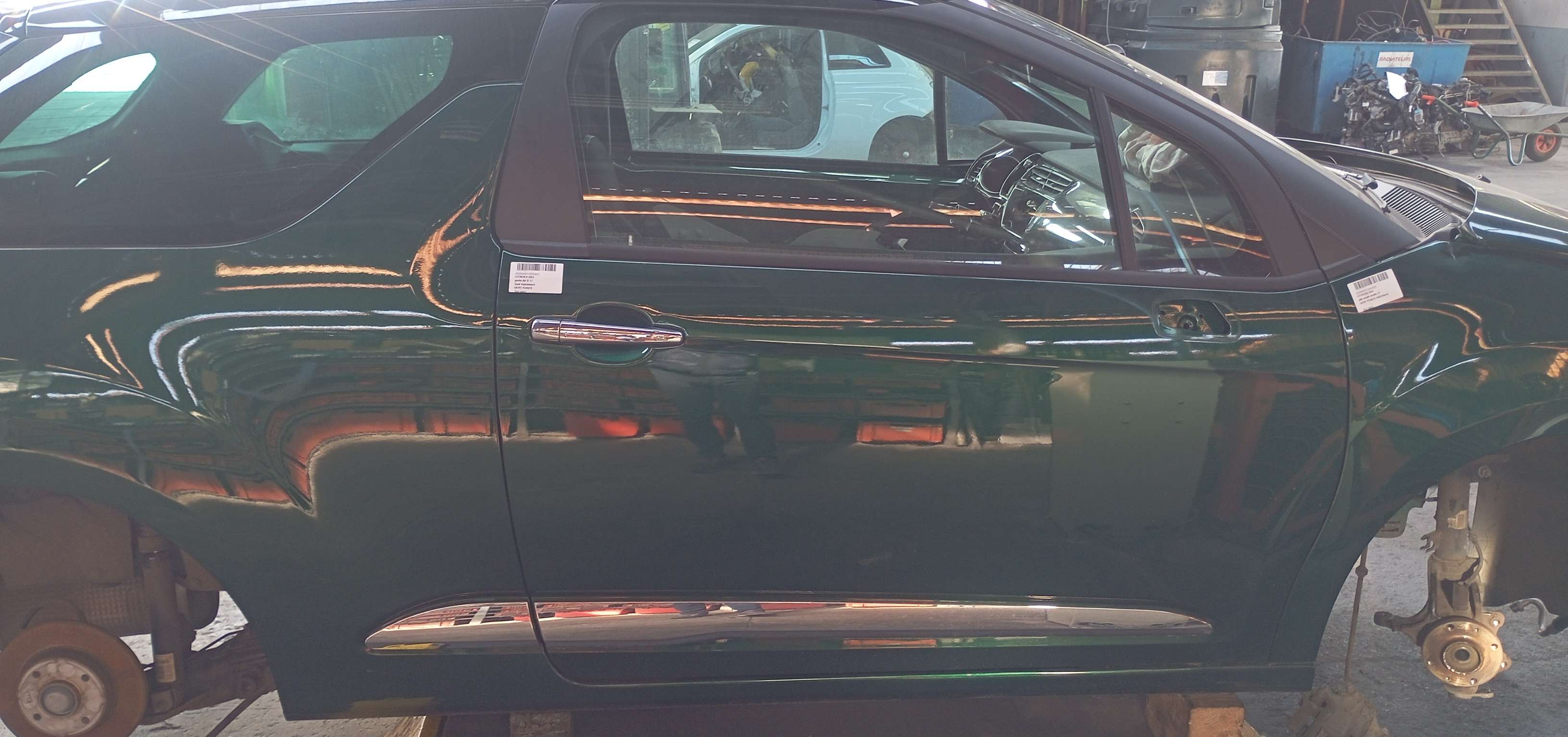 Deur rechts voor Citroen DS3