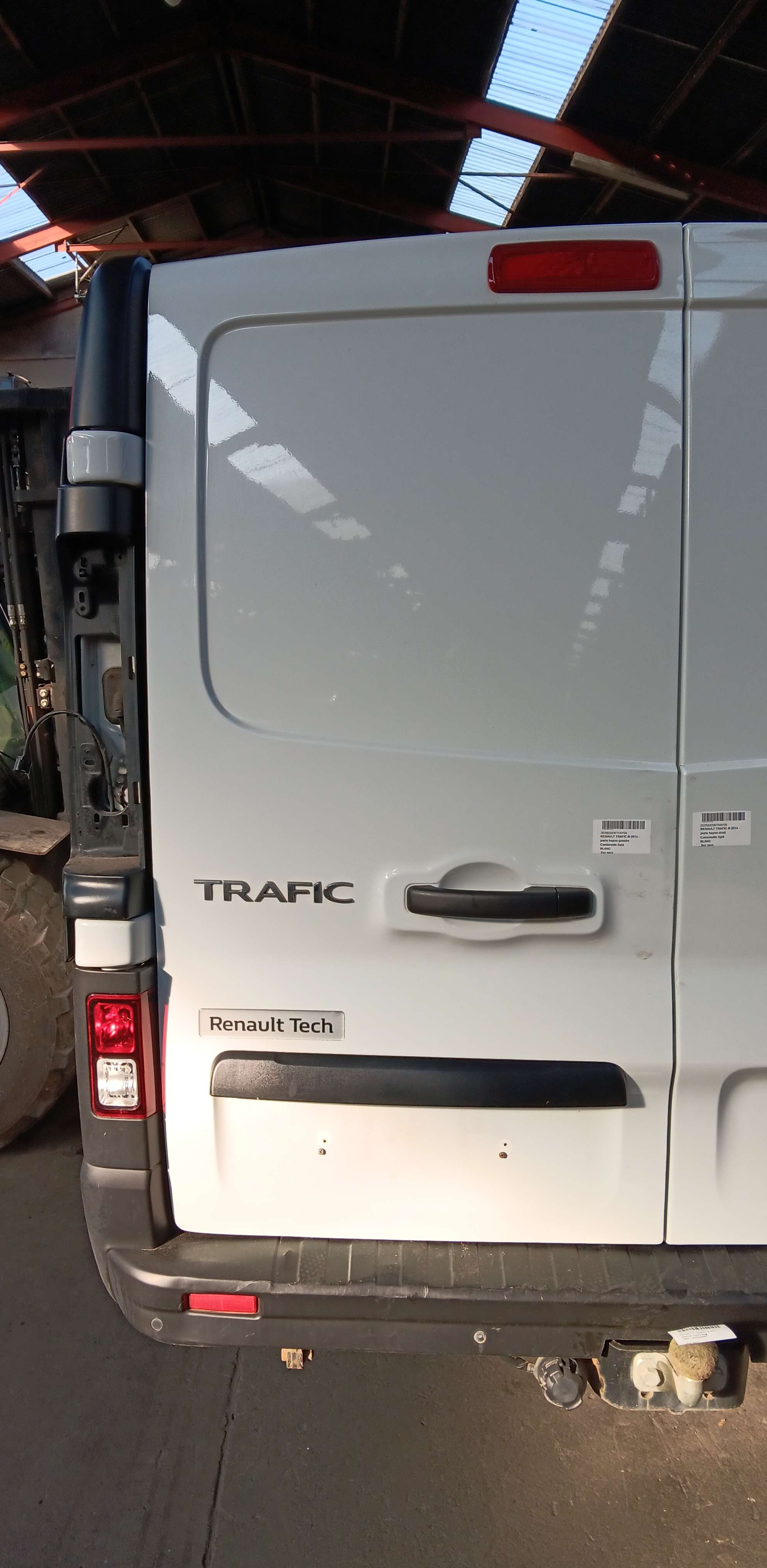 Achter deur koffer links Renault Trafic