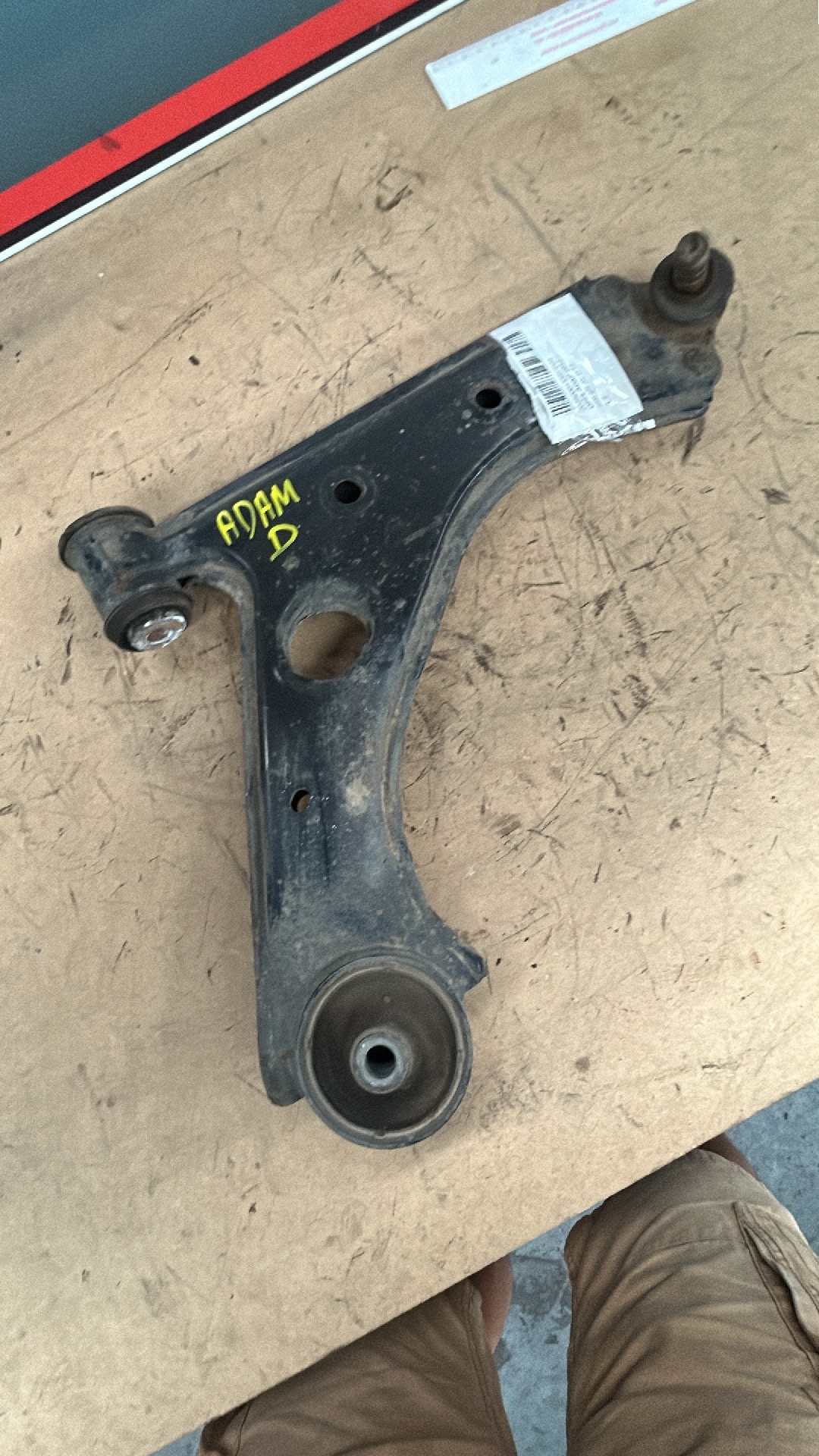 triangle AV D Opel Adam