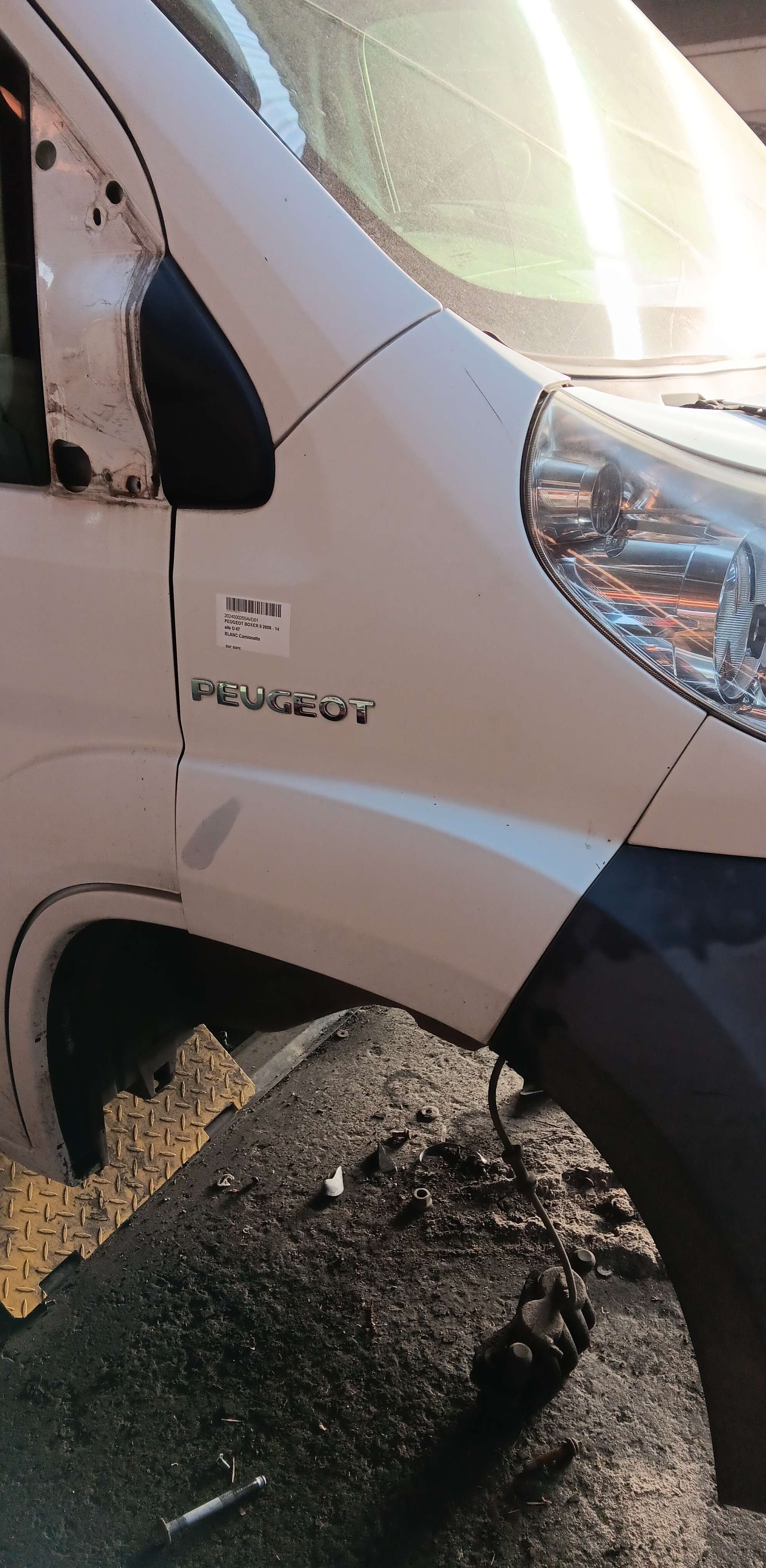 Vleugel rechts voor Peugeot Boxer