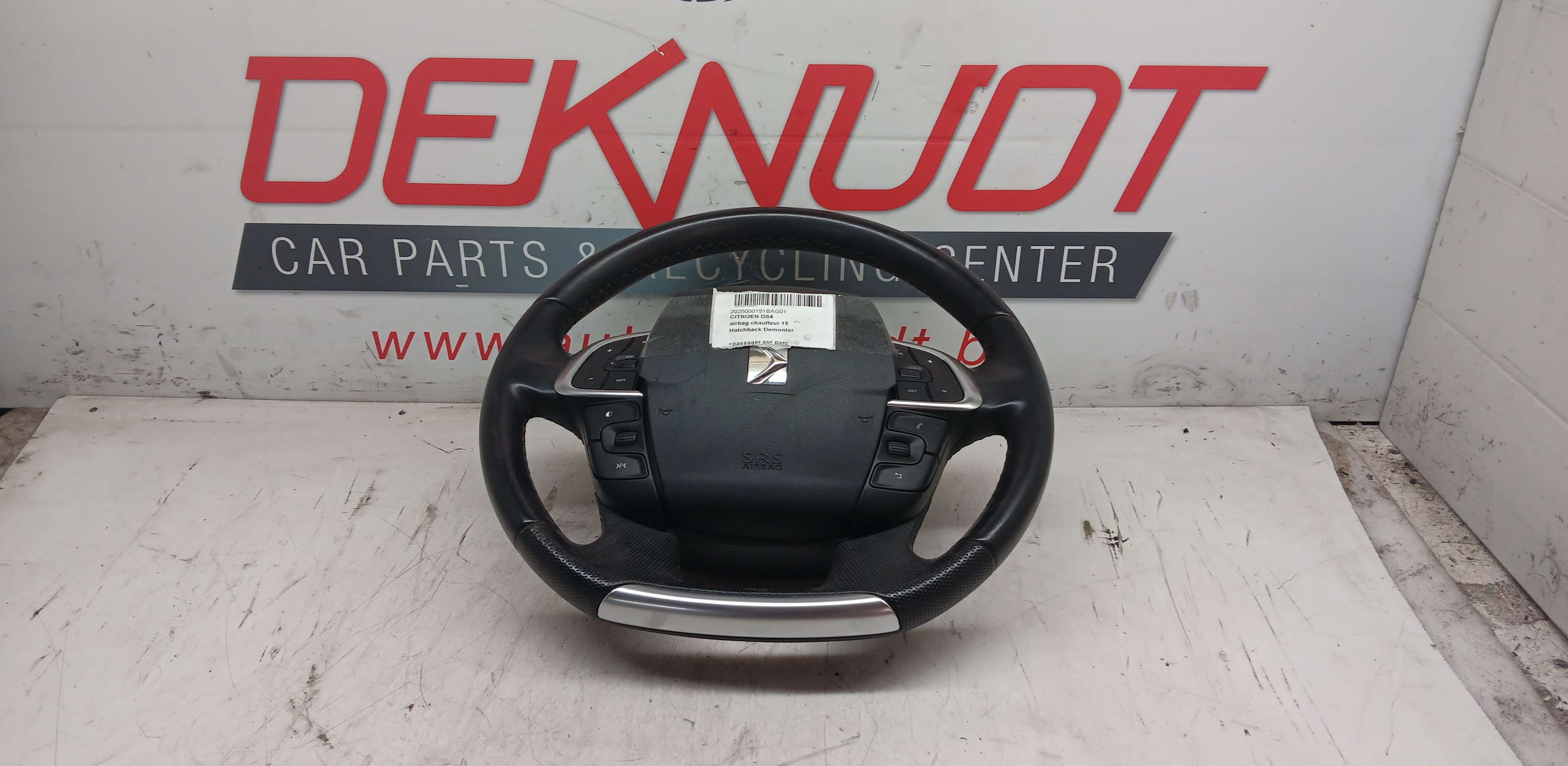 Airbag chauffeur Citroen DS4