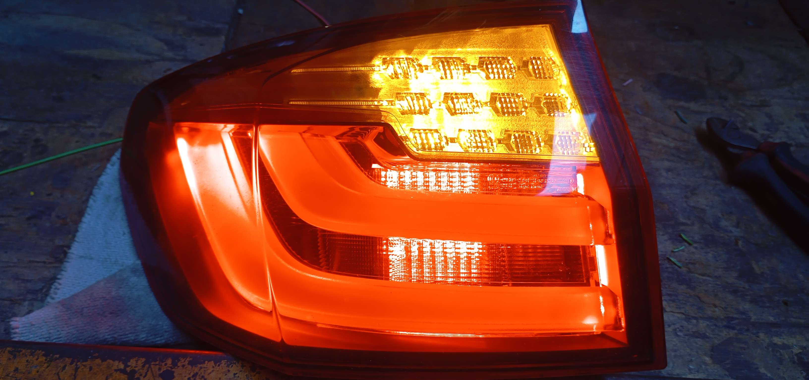 Lichtblok links achter Bmw 520