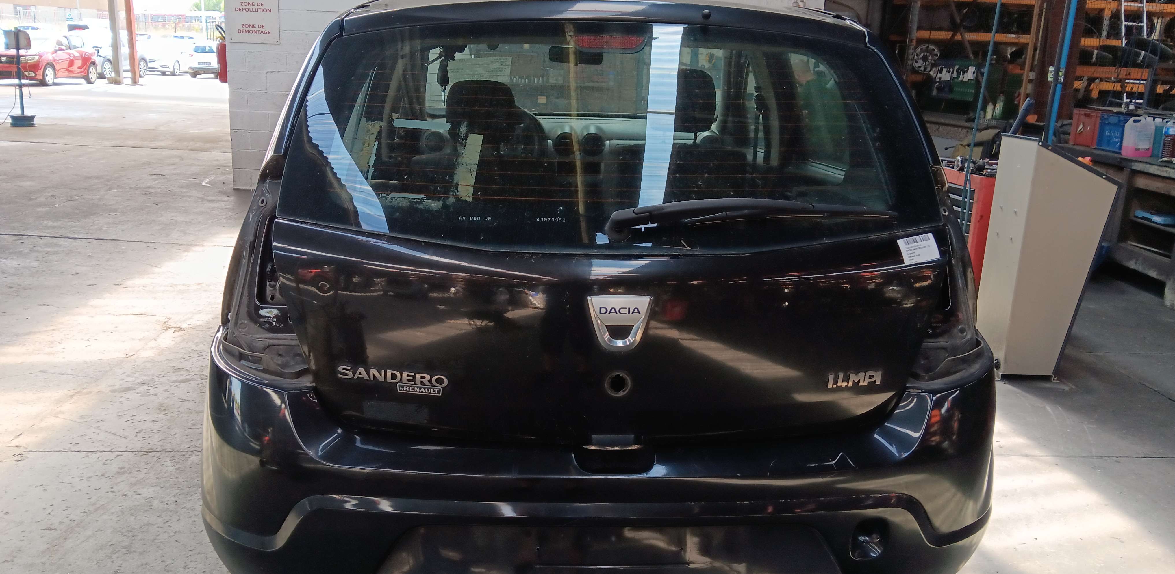Achterklep Dacia Sandero