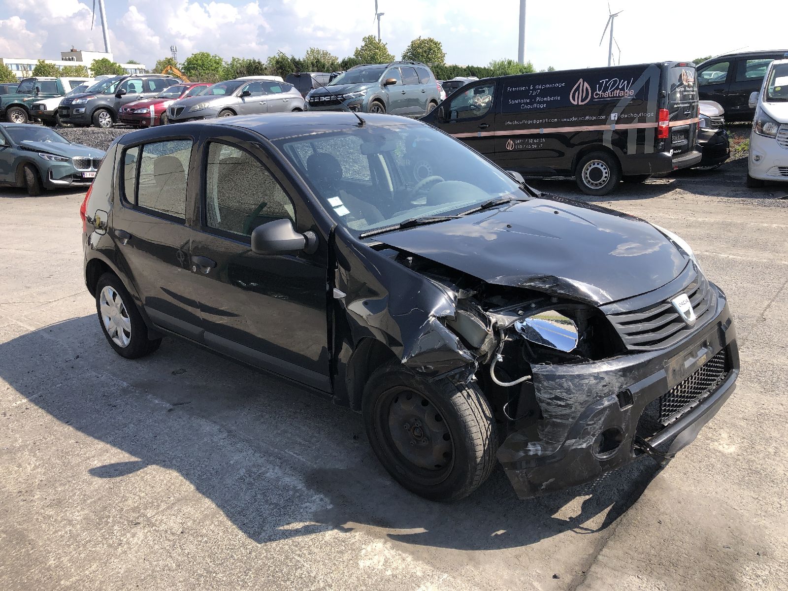 Buitenspiegel rechts Manueel Dacia Sandero