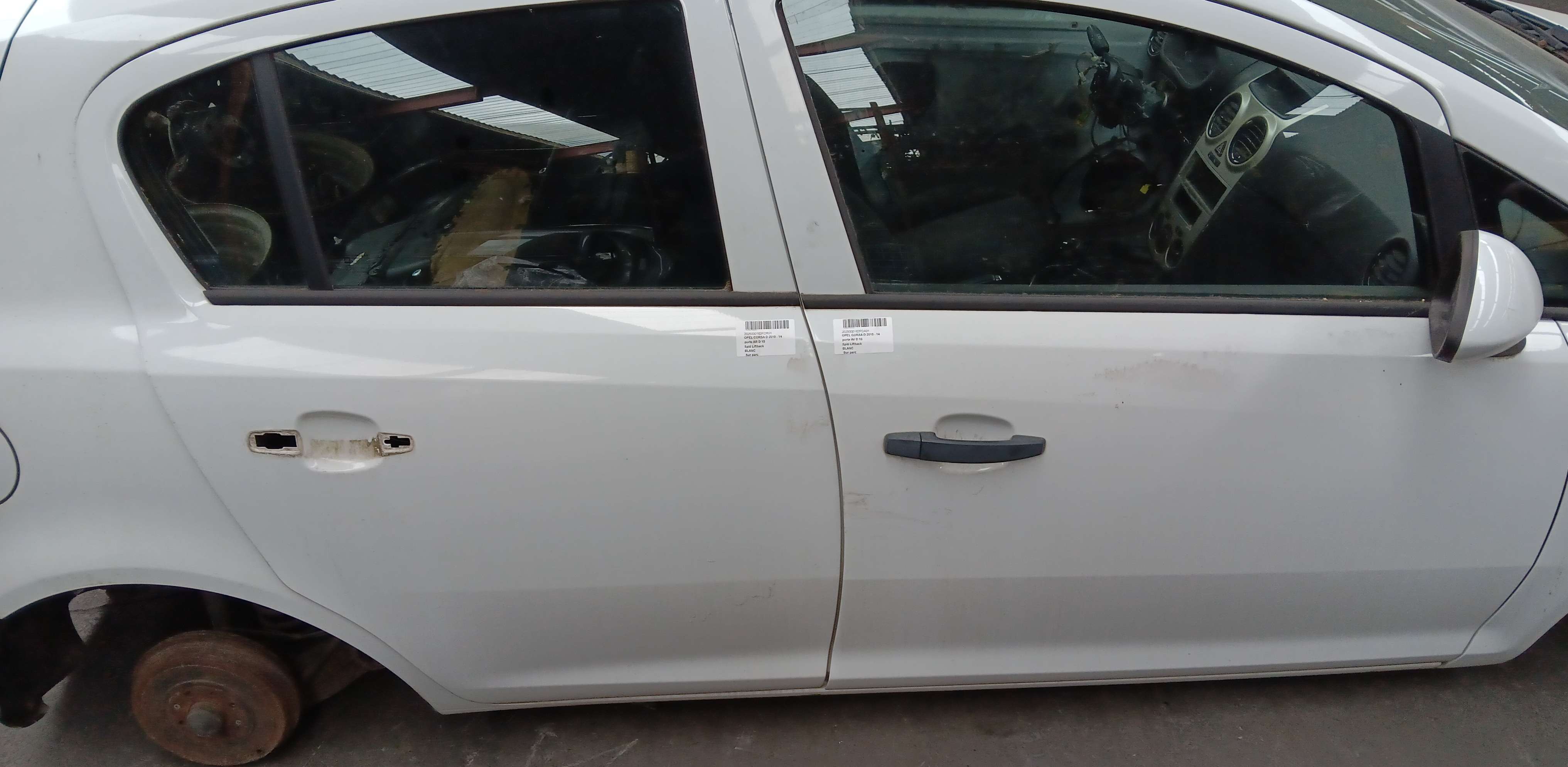 Deur rechts voor Opel Corsa