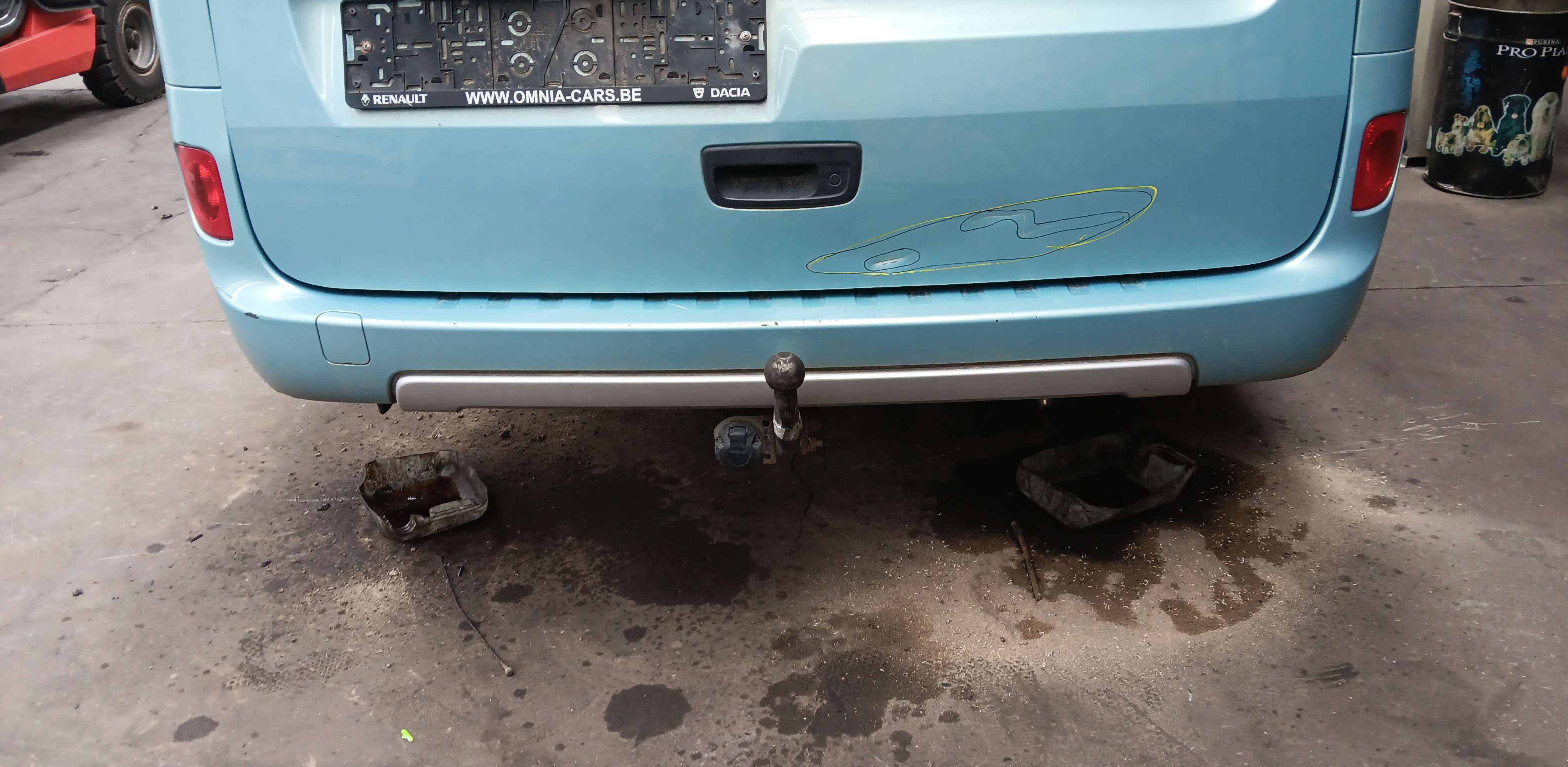 Bumper achter Renault Kangoo