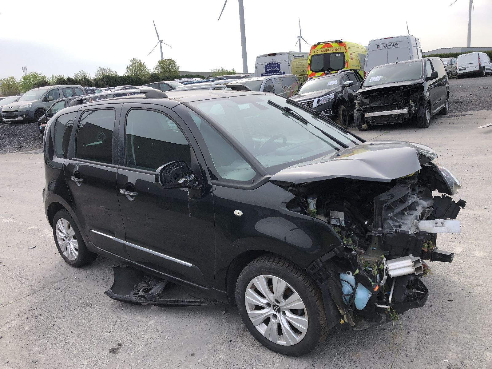 Vleugel rechts voor Citroen C3 Picasso