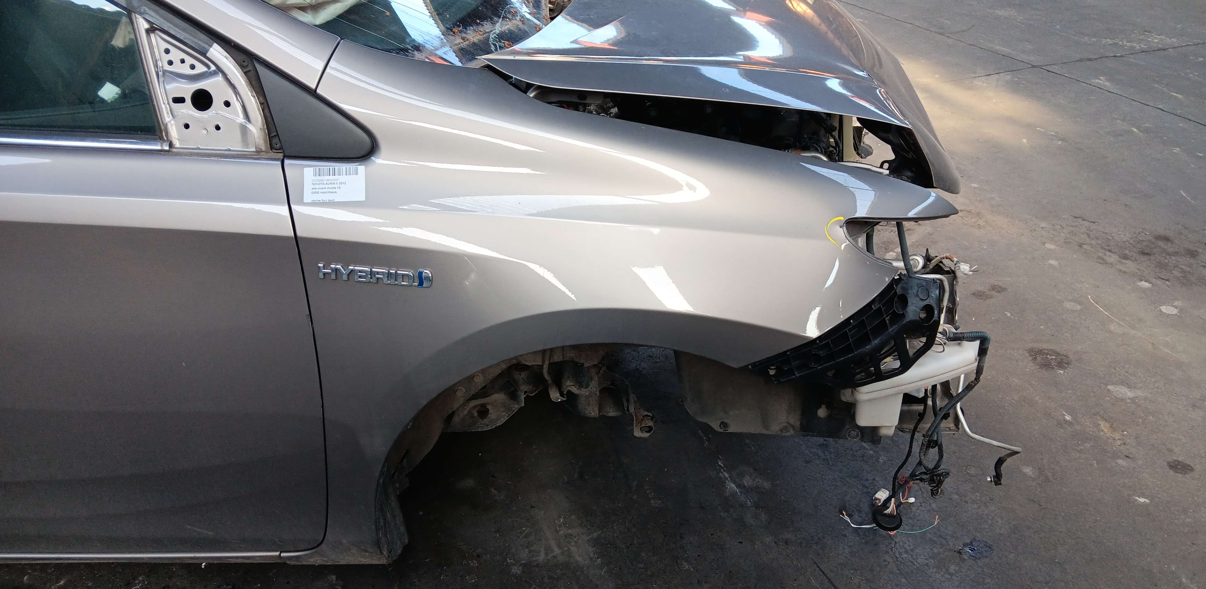 Vleugel rechts voor Toyota Auris