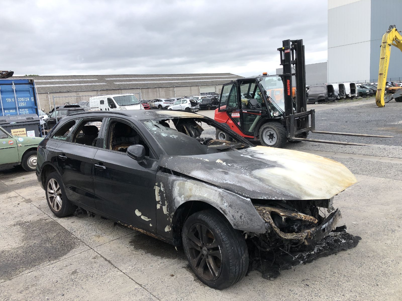 Deur rechts voor Audi A4
