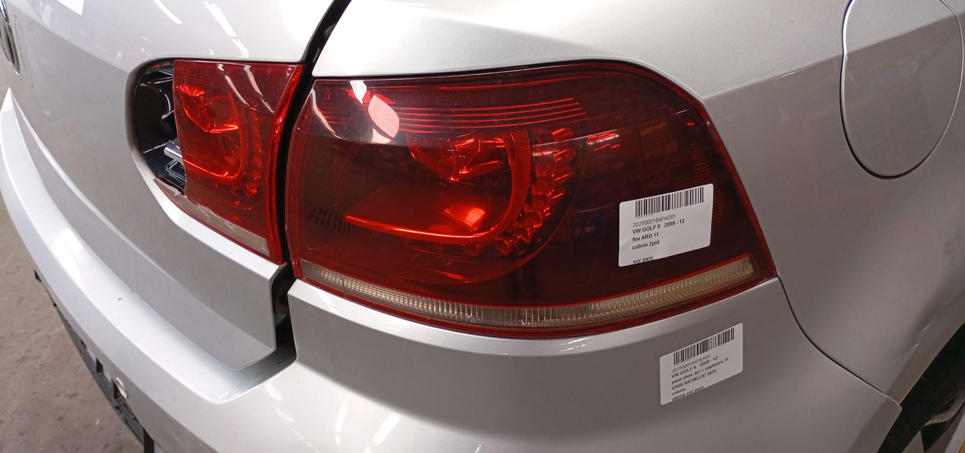 Lichtblok rechts achter Vw Golf
