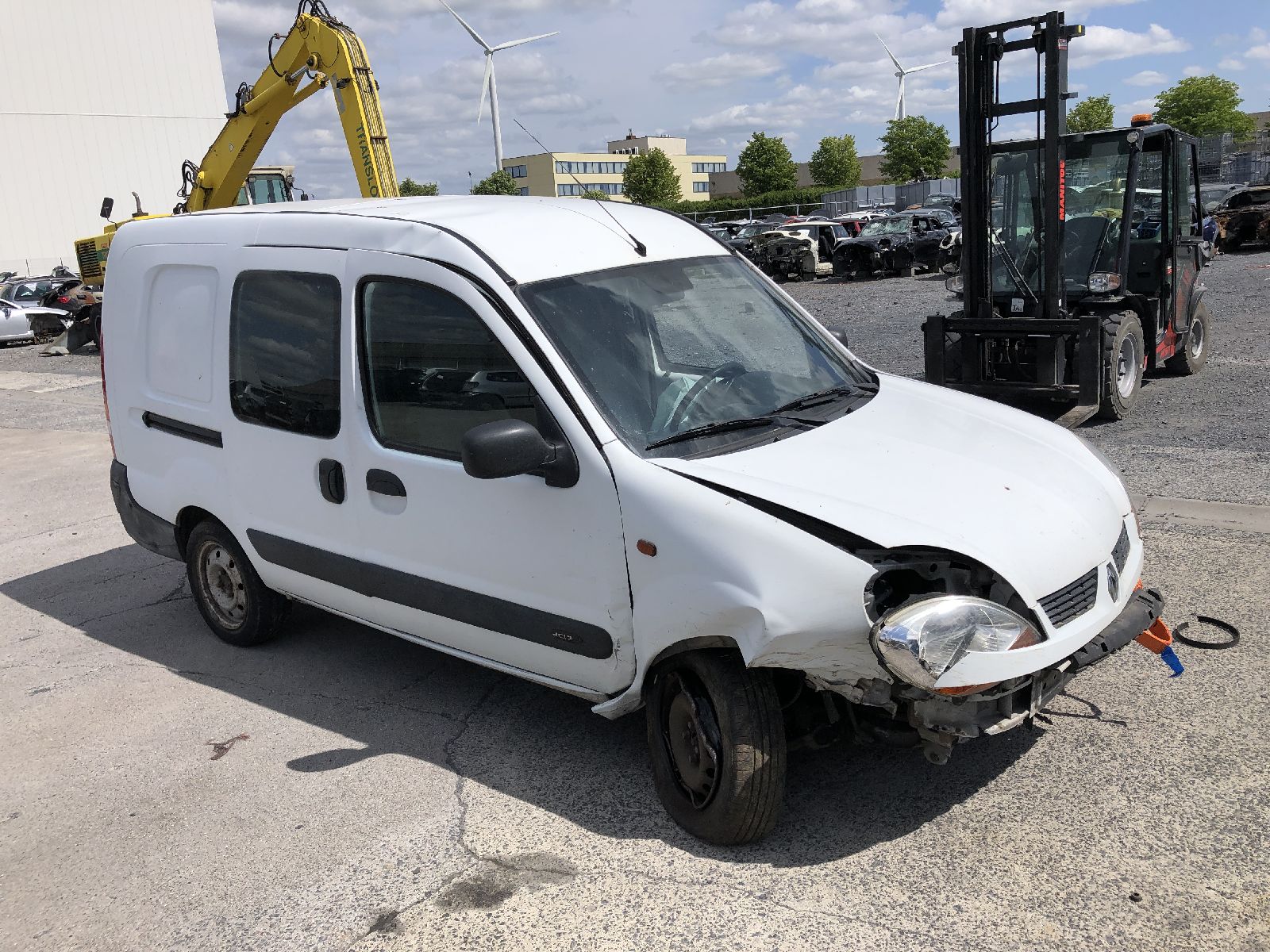 Buitenspiegel rechts Manueel Renault Kangoo