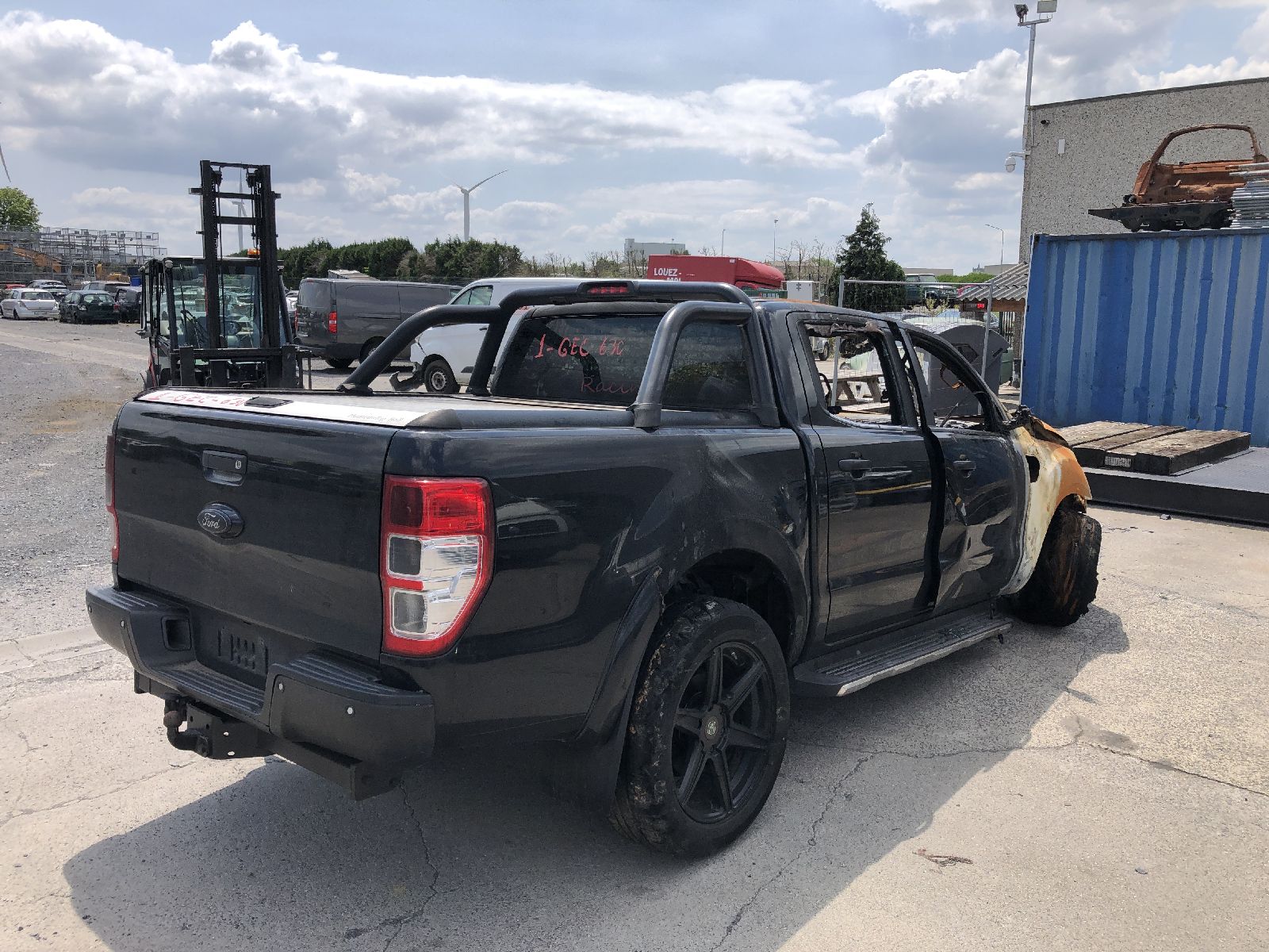 Deur rechts achter Ford 2015-18