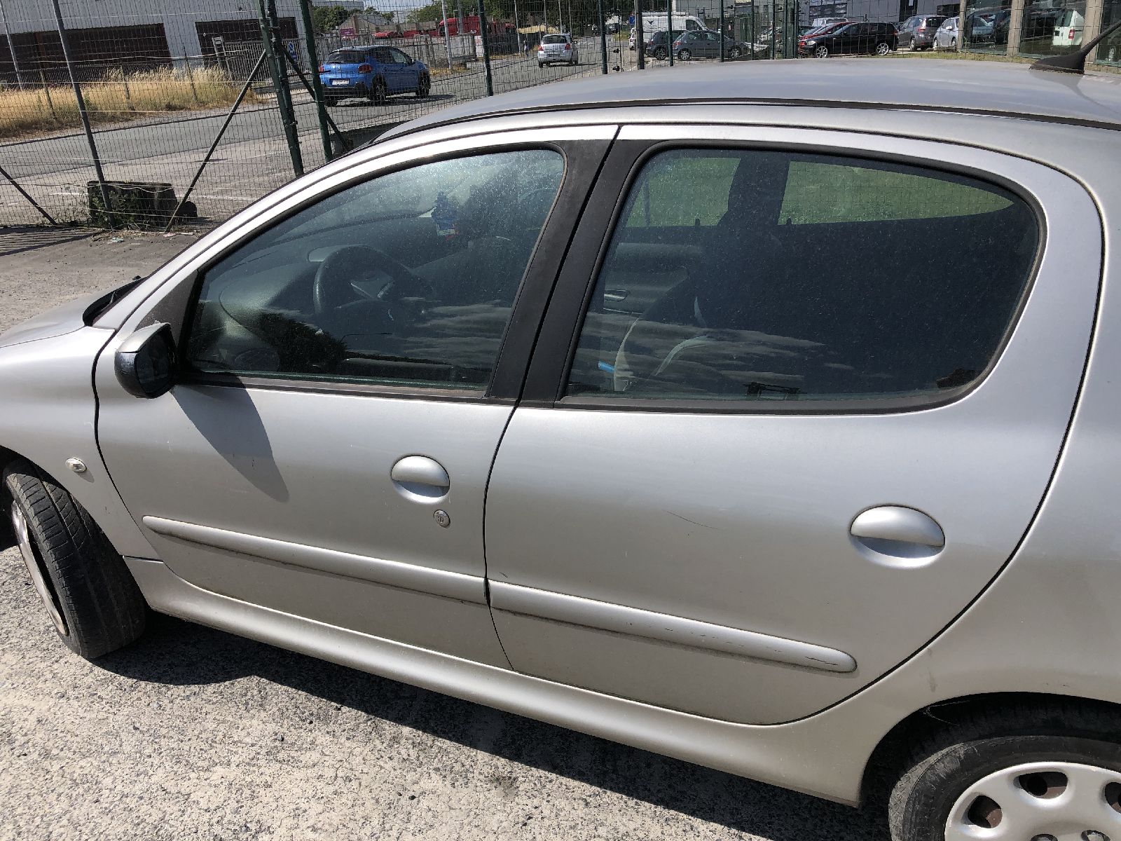 Deur links achter Peugeot 206