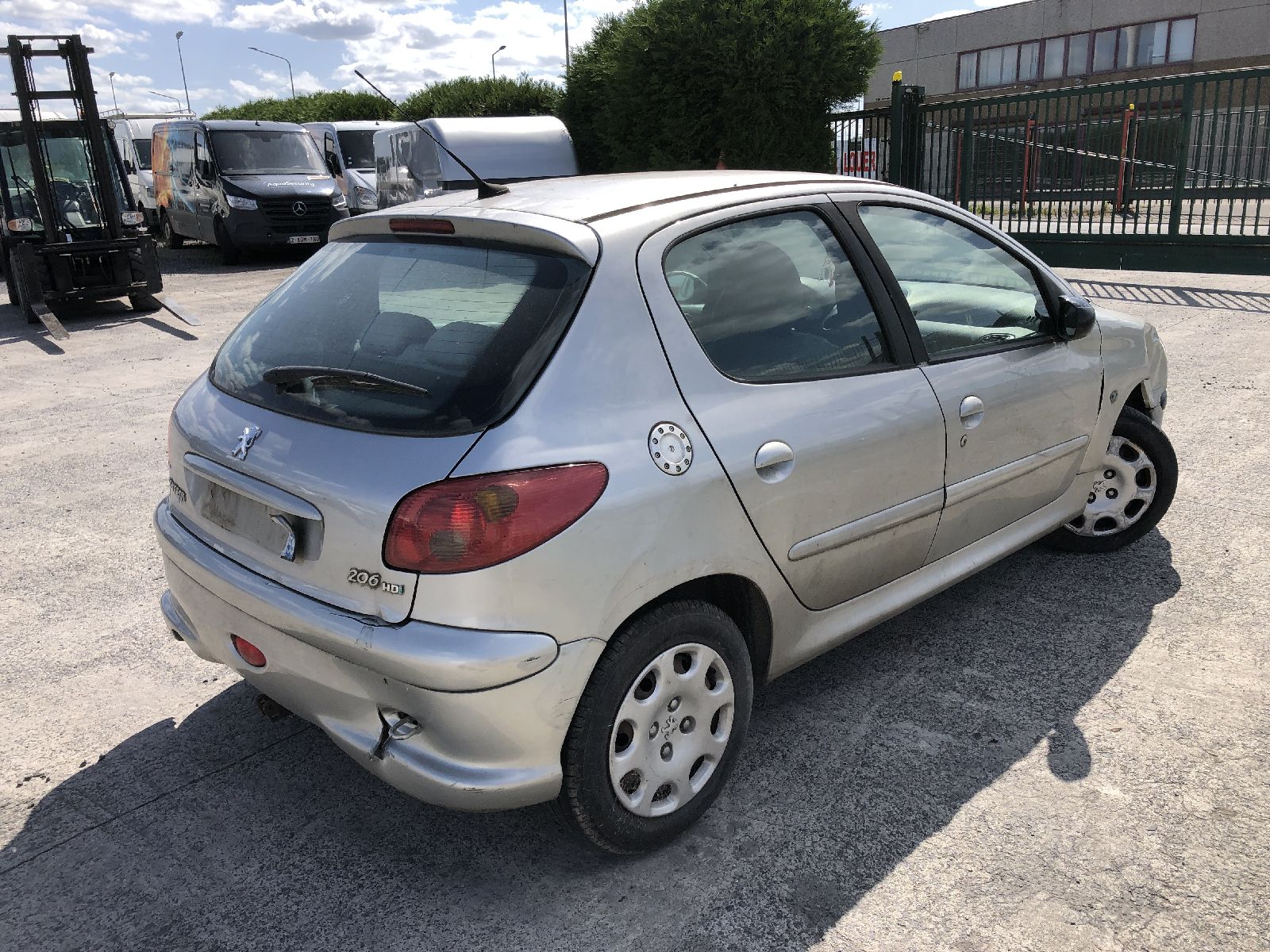Lichtblok rechts achter Peugeot 206