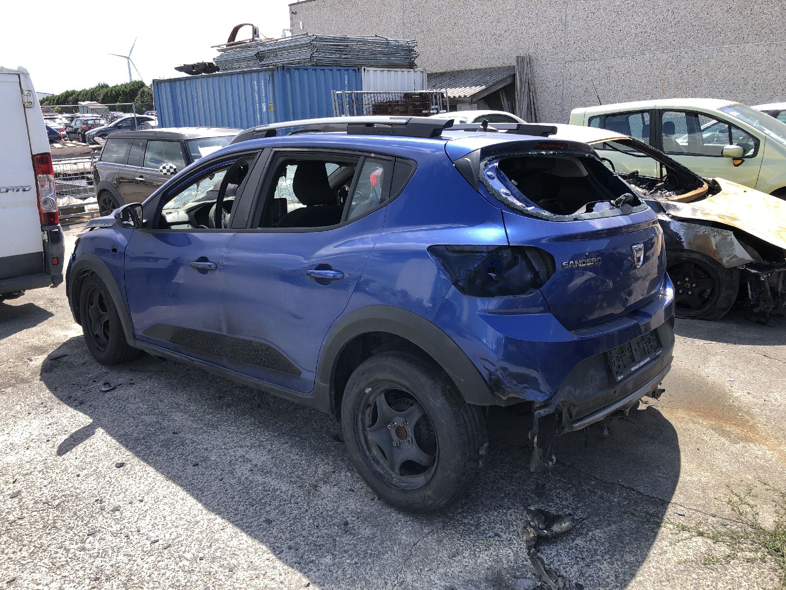 Deur links achter Dacia Sandero