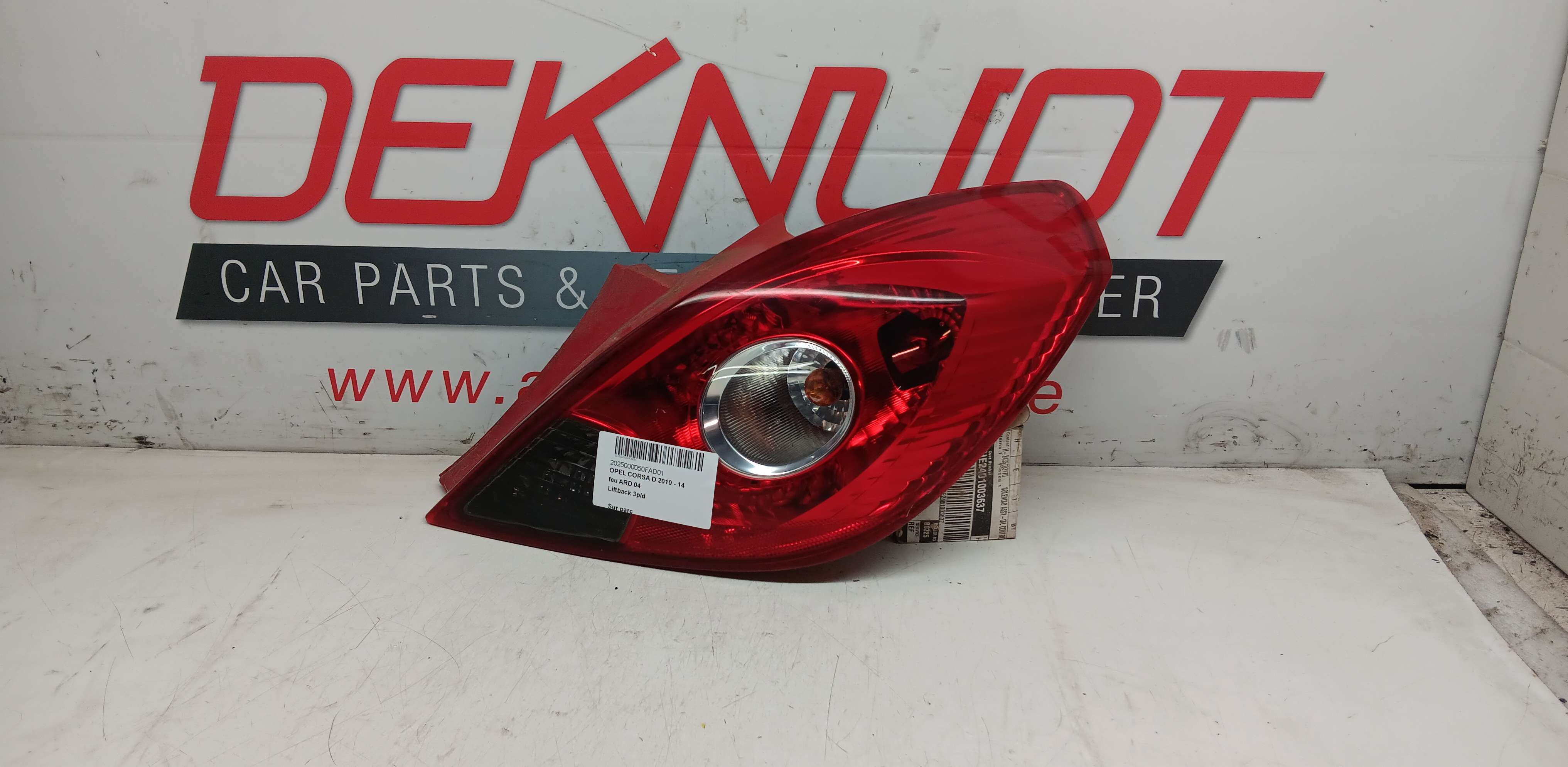 Lichtblok rechts achter Opel Corsa