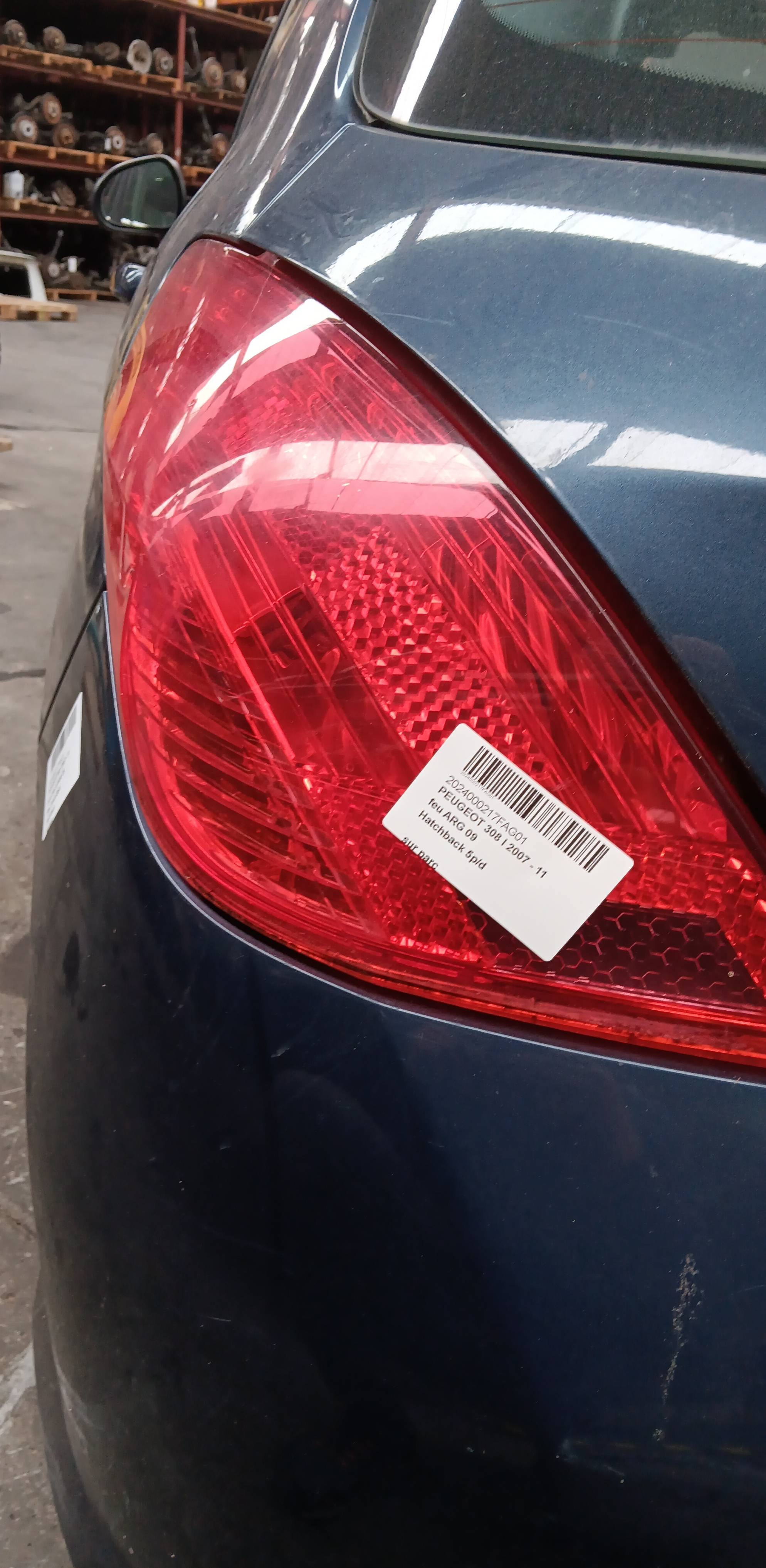 Lichtblok links achter Peugeot 308