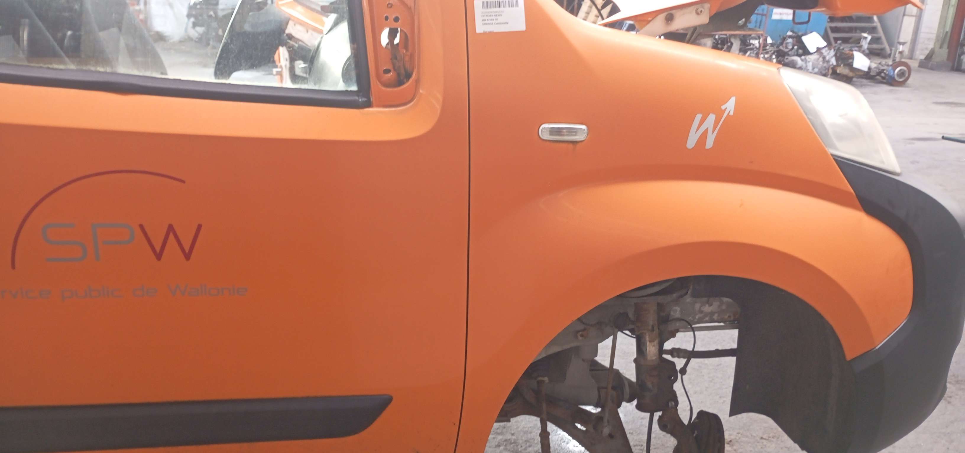 Vleugel rechts voor Citroen Nemo