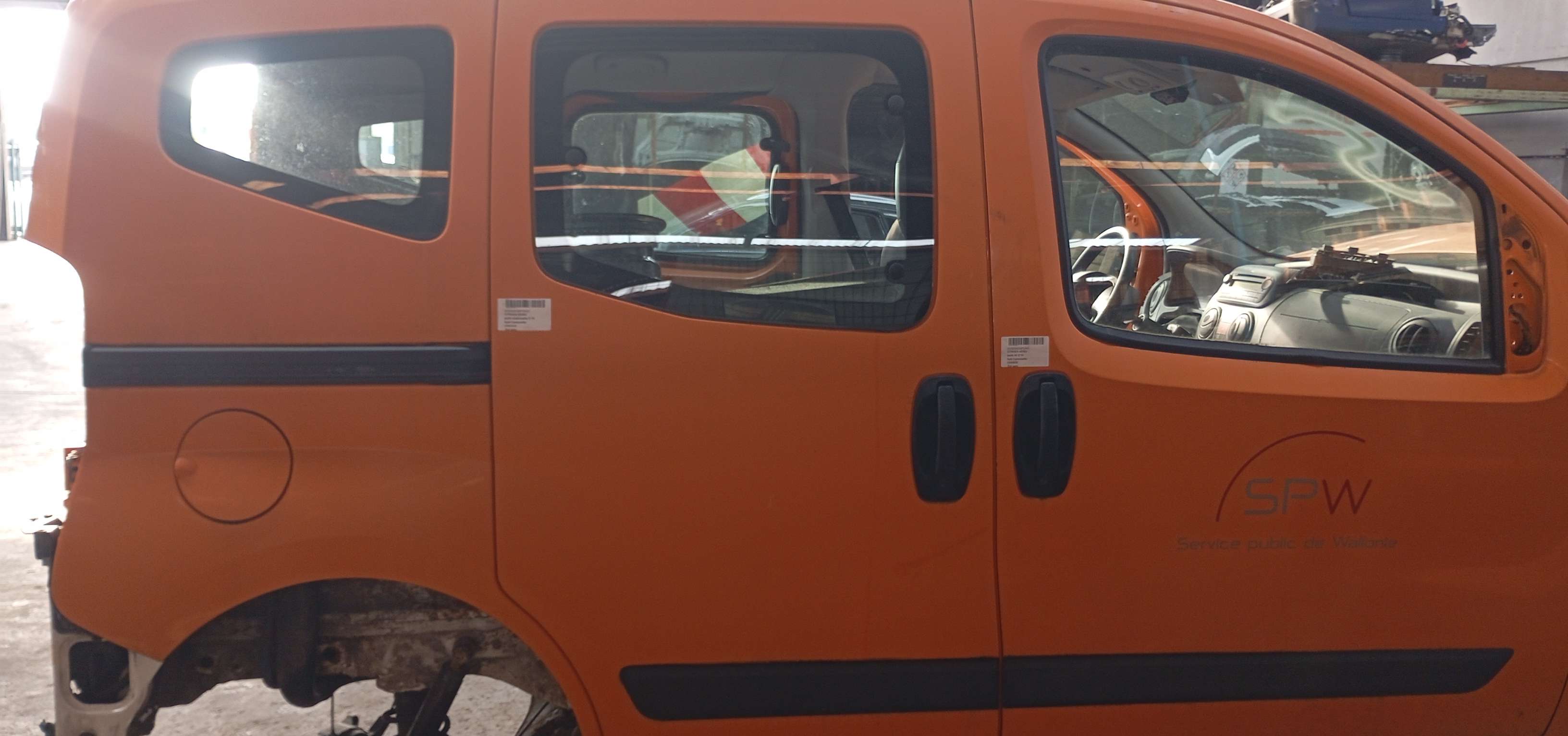 Schuivdeur rechts Citroen Nemo