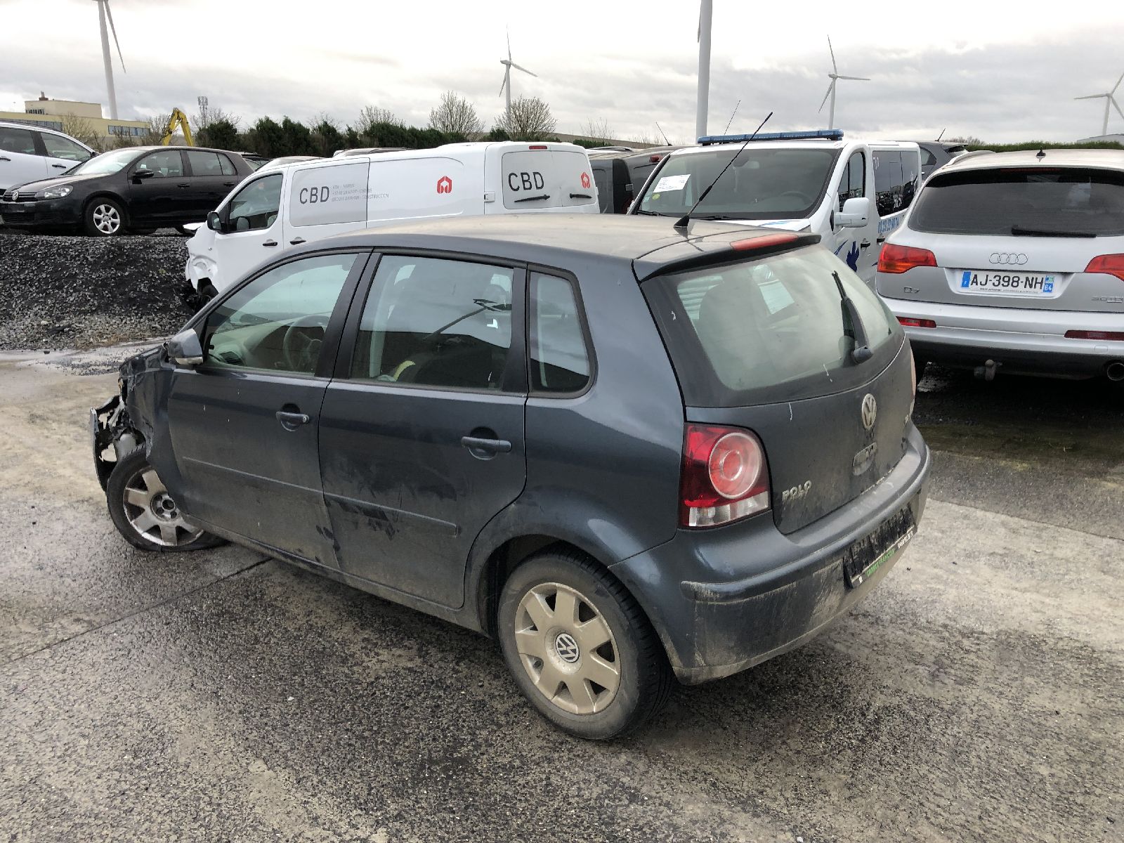 Deur links achter Vw Polo