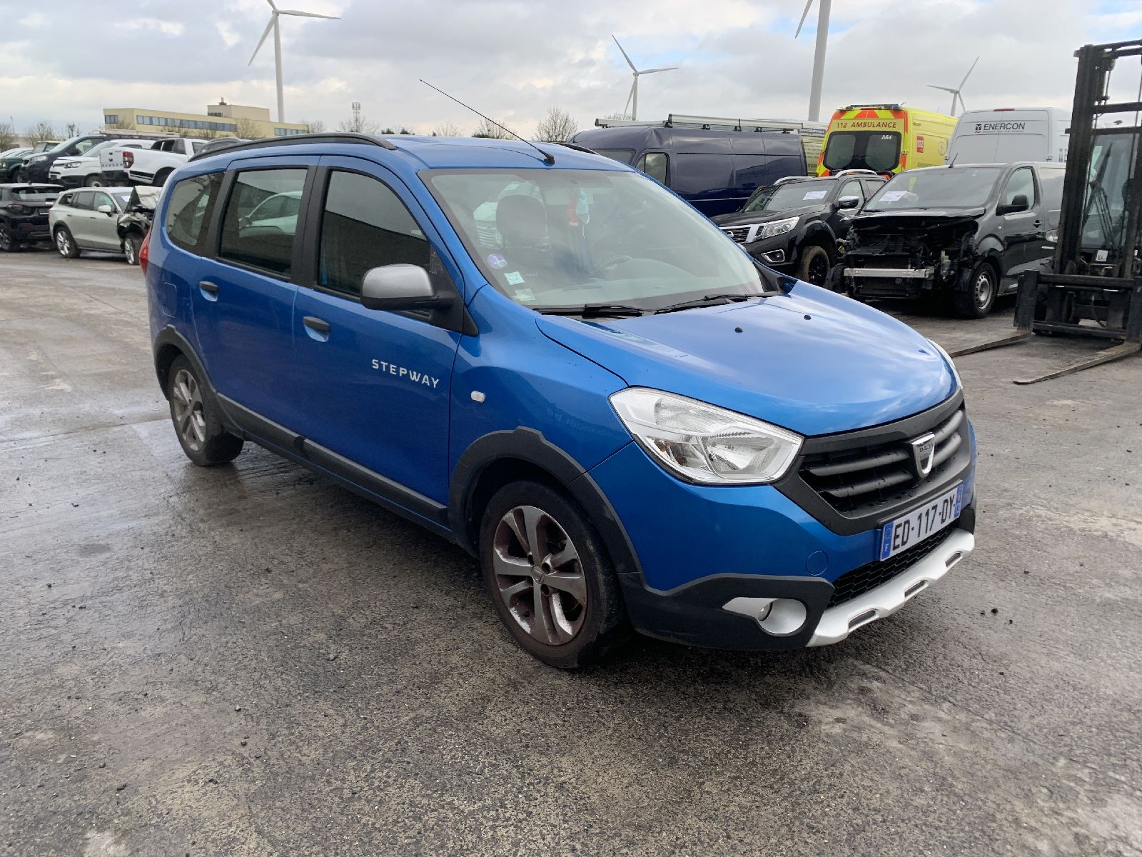 Koplamp rechts voor Dacia Lodgy
