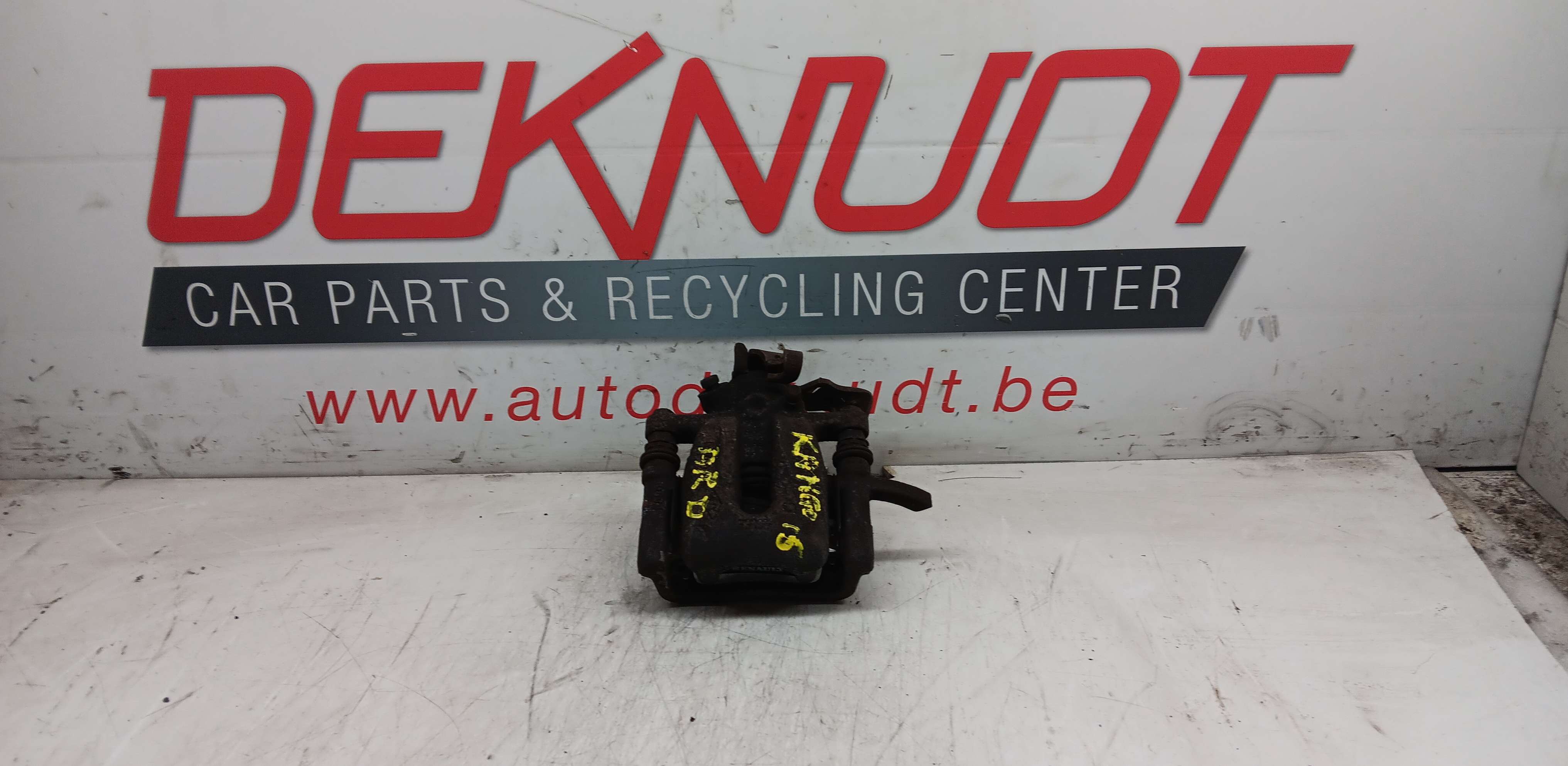 Remschijf rechts ACHTER Renault Kangoo
