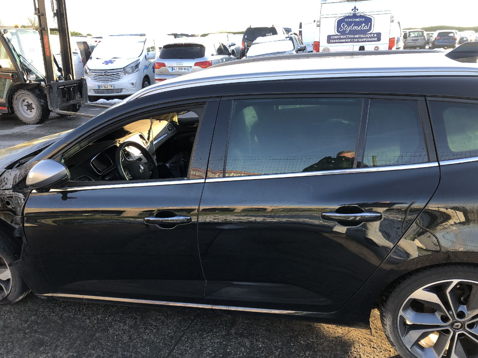 Deur links voor Renault Megane