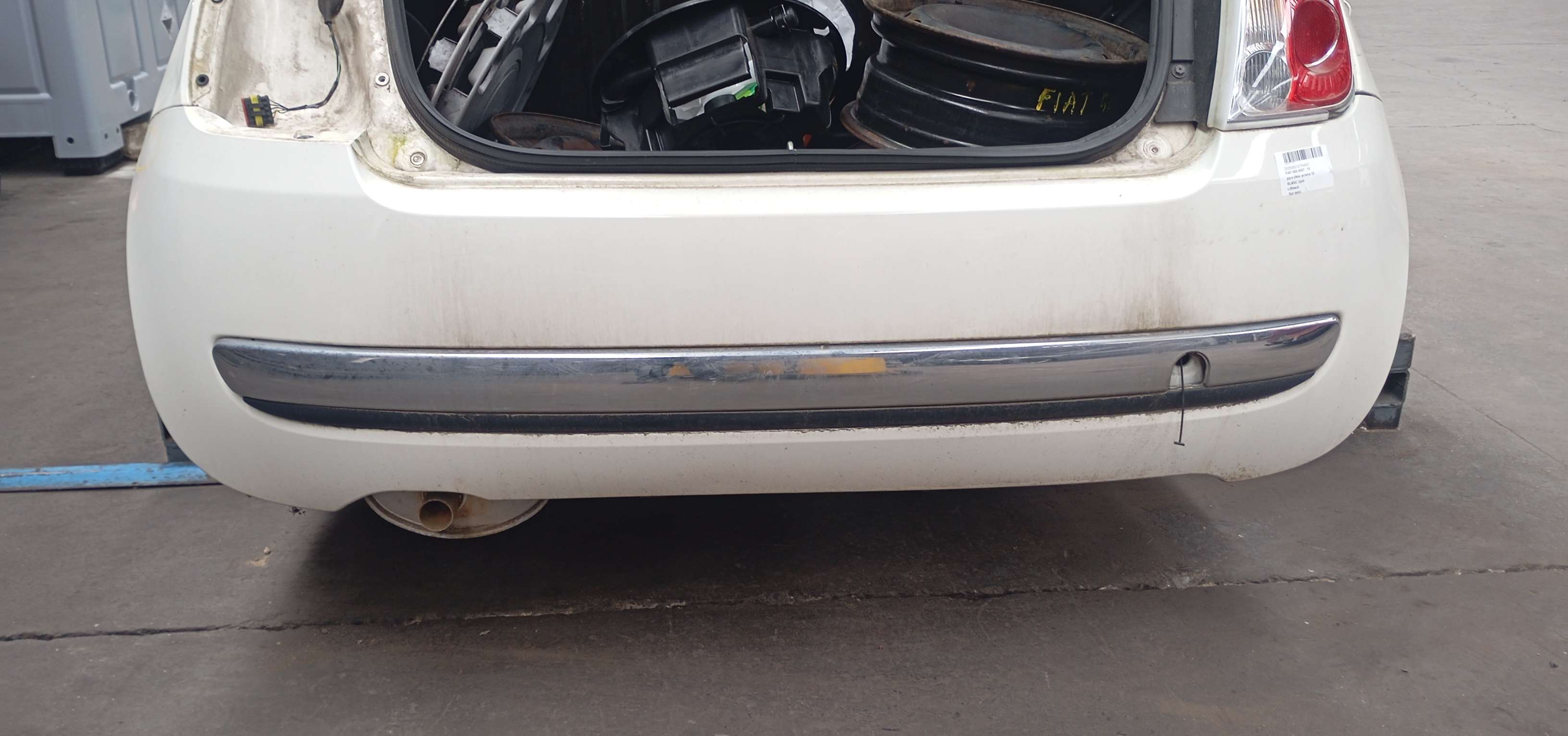 Bumper achter Fiat 500