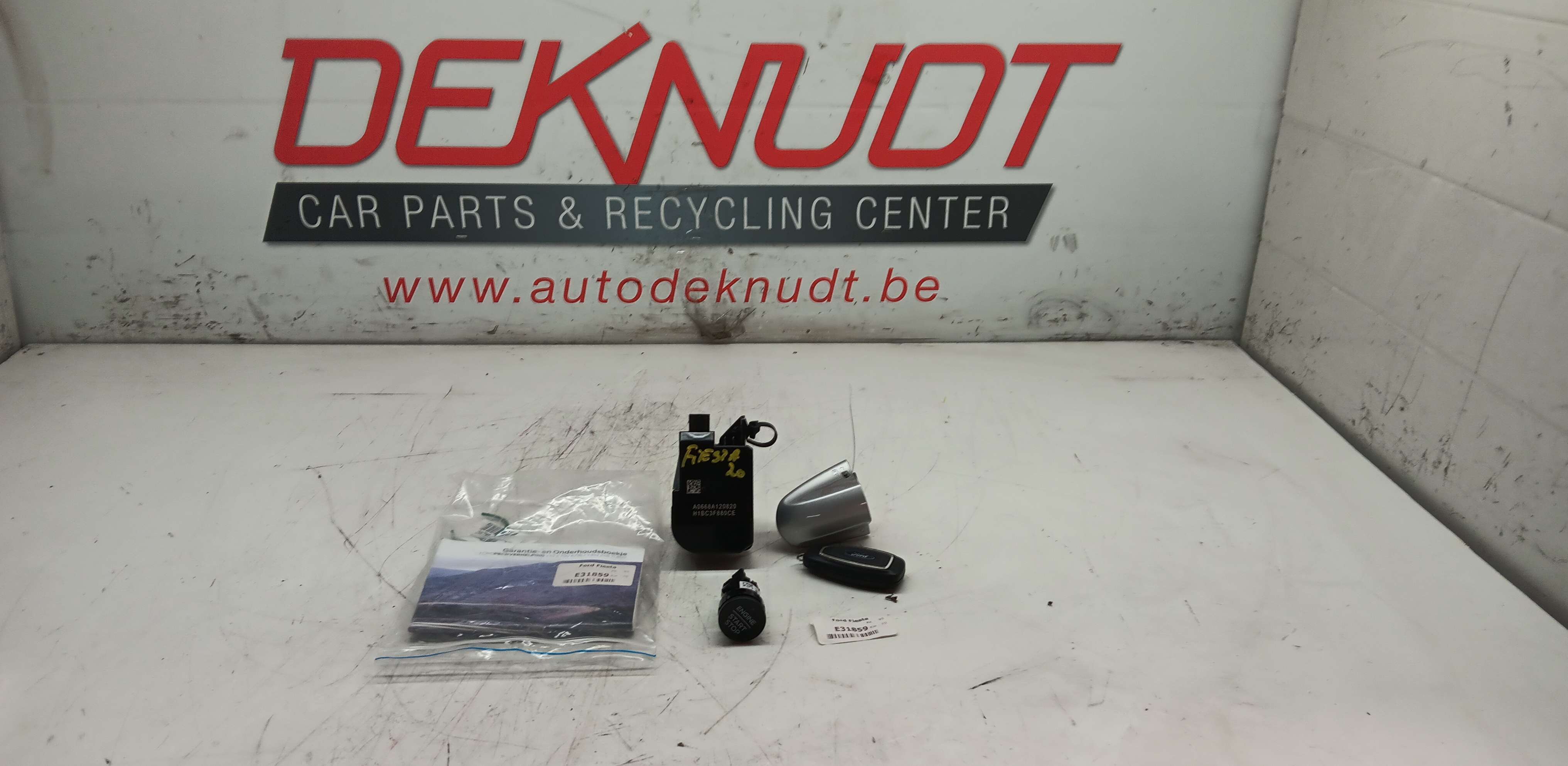 Set sleutels transponder Ford Fiesta