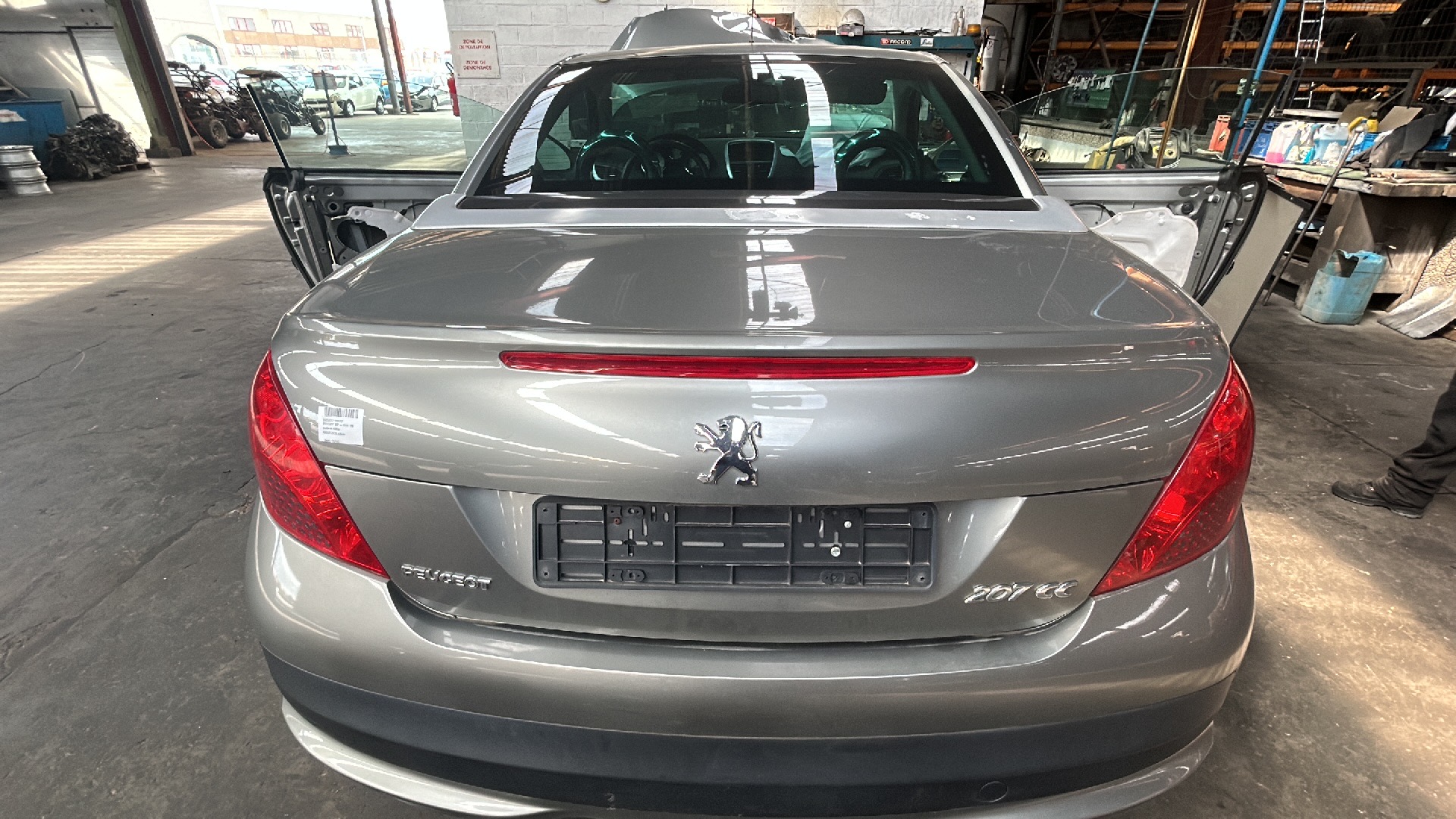 Kofferdeksel Peugeot 207