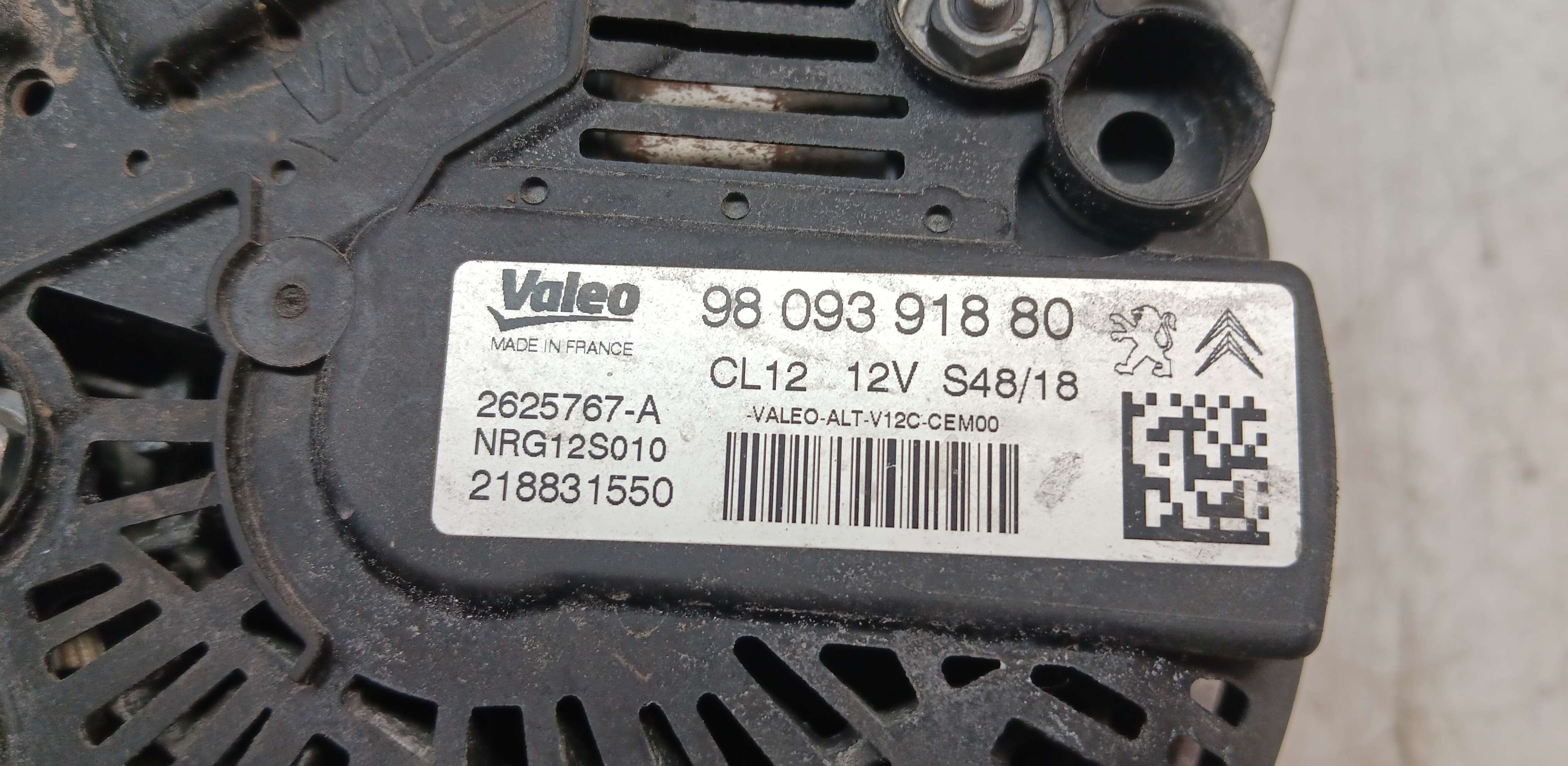 Alternator Opel Crossland X