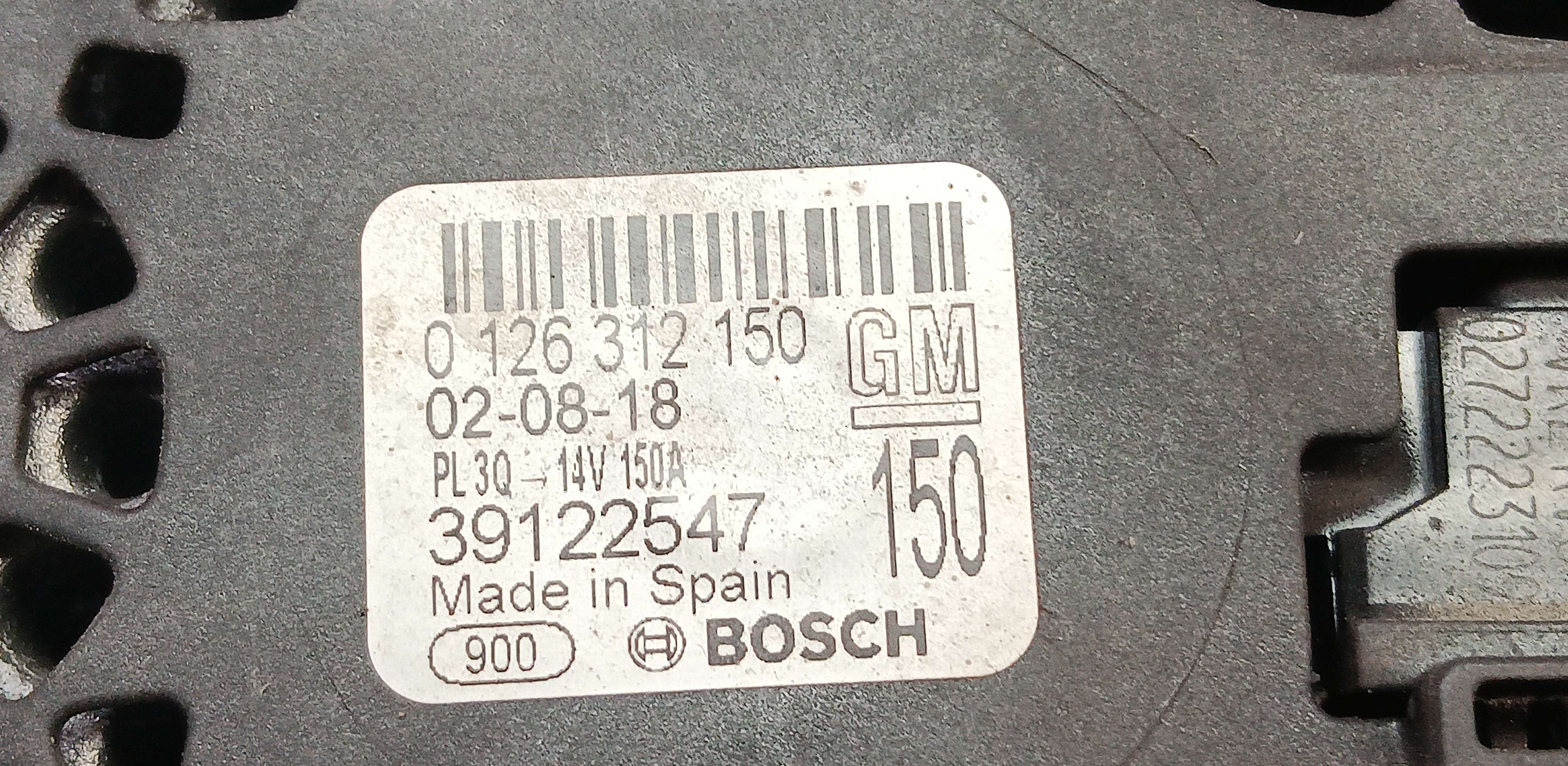  Alternator Motor Opel INSIGNA II 2017 - 22