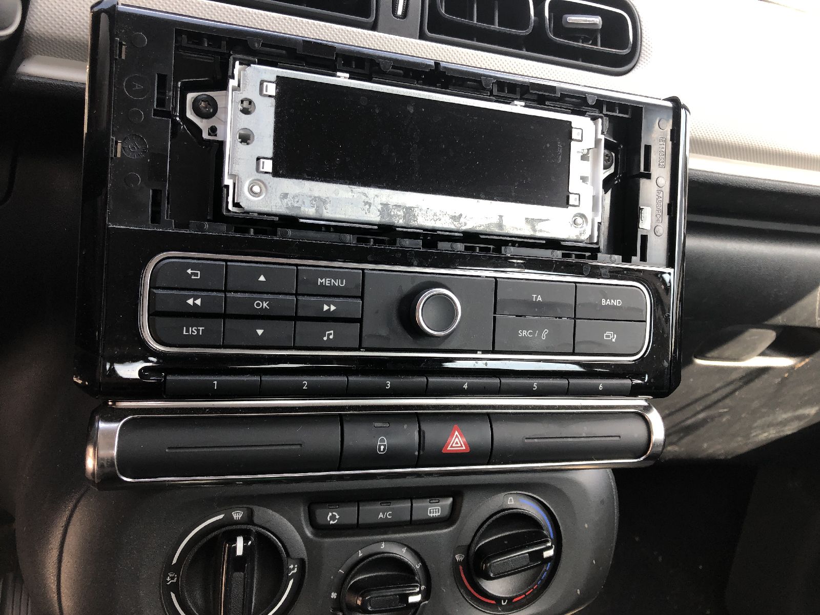 Scherm Citroen C3