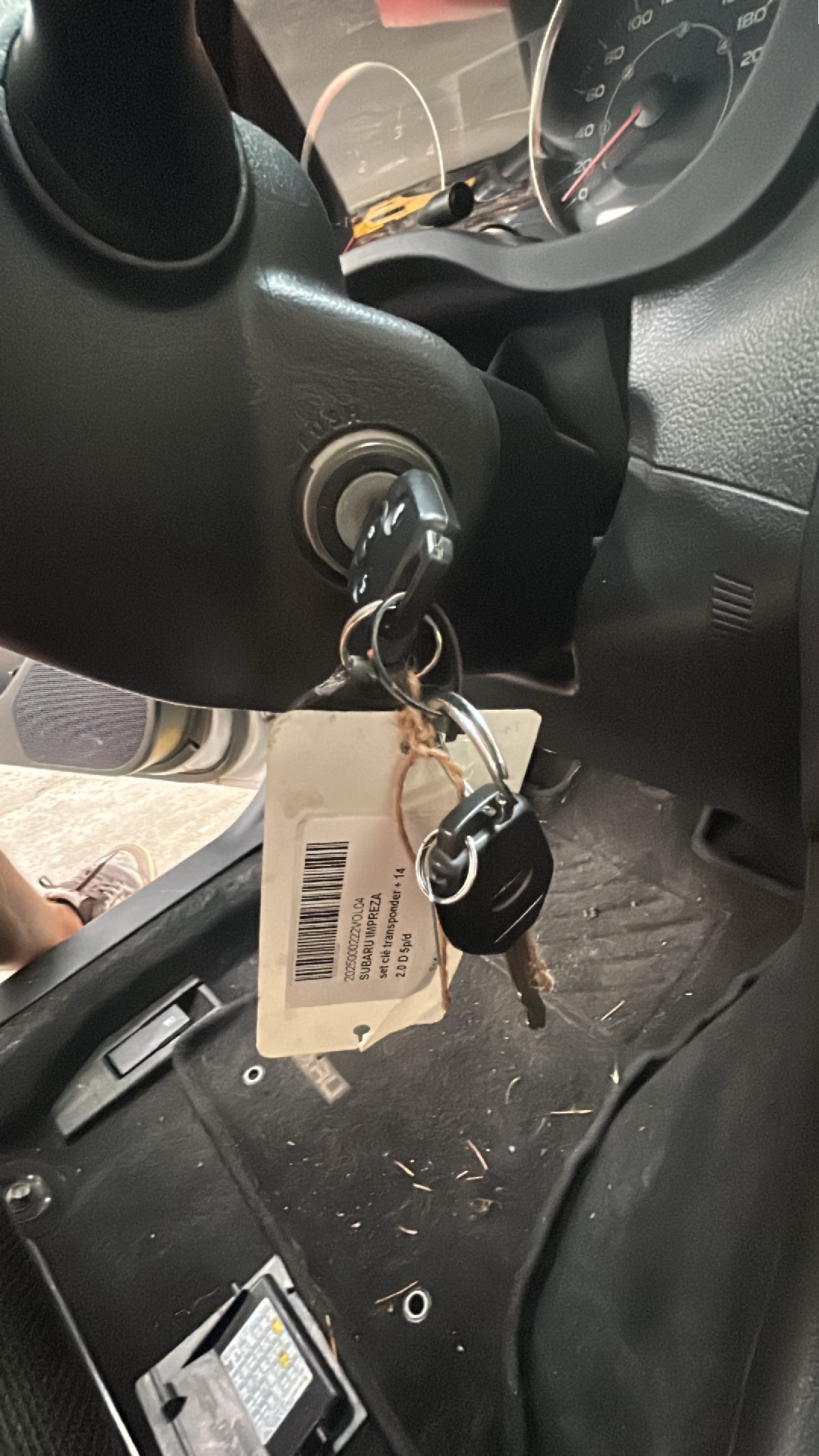 set clé transponder + Subaru Impreza