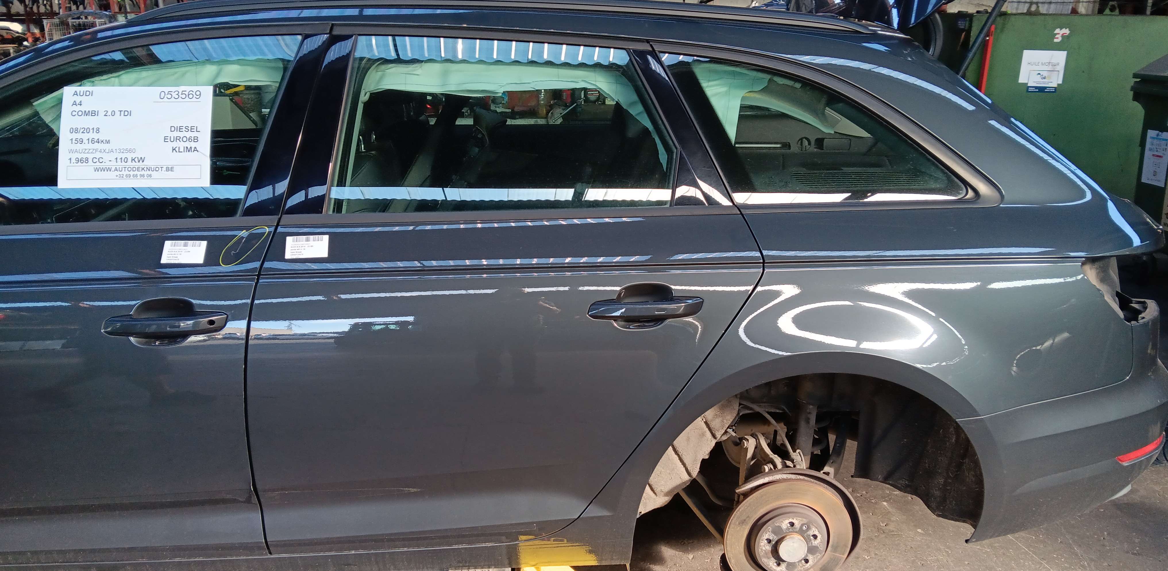 Deur links achter Audi A4