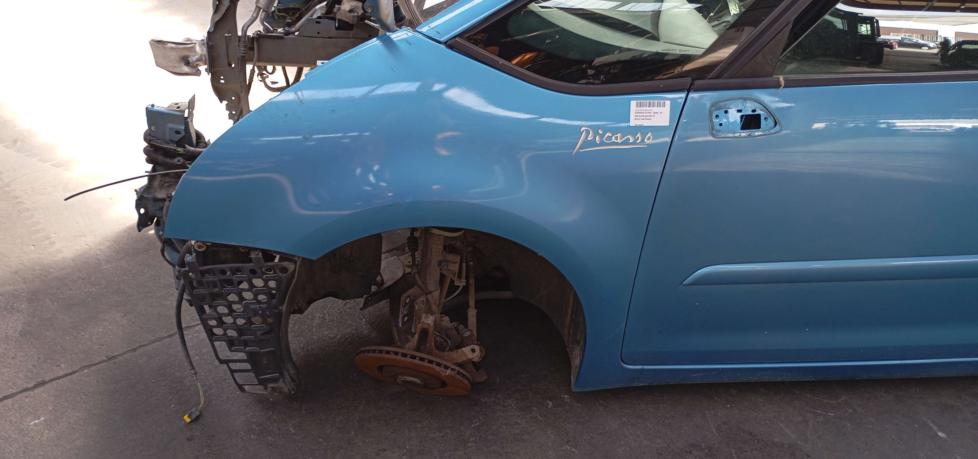 Vleugel links voor Citroen C4 Picasso