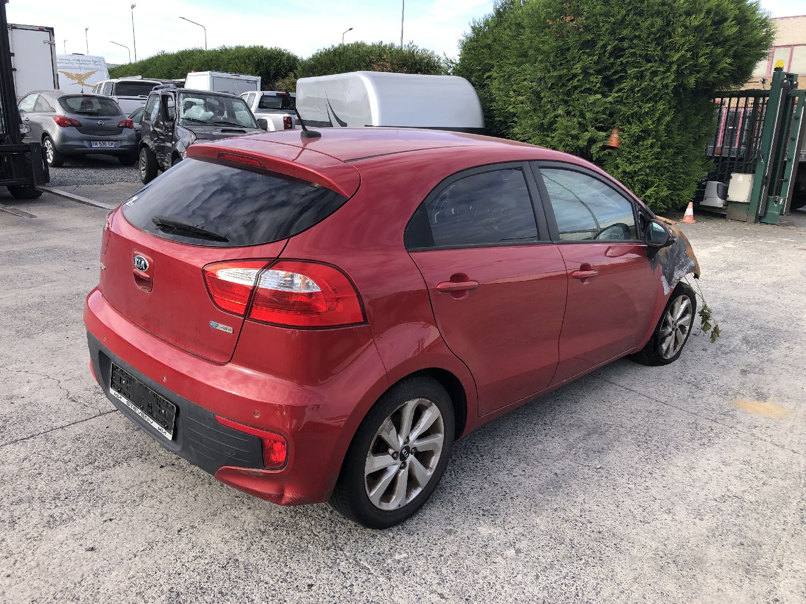 Bumper achter met sensor Kia Rio