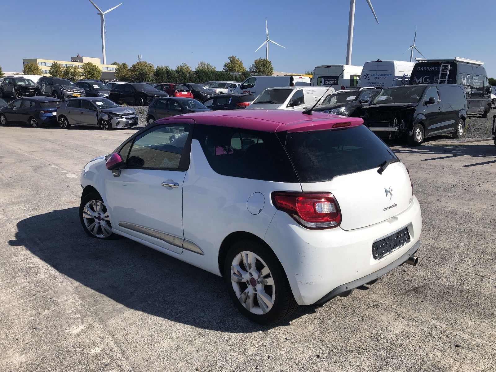 Deur links voor Citroen DS3