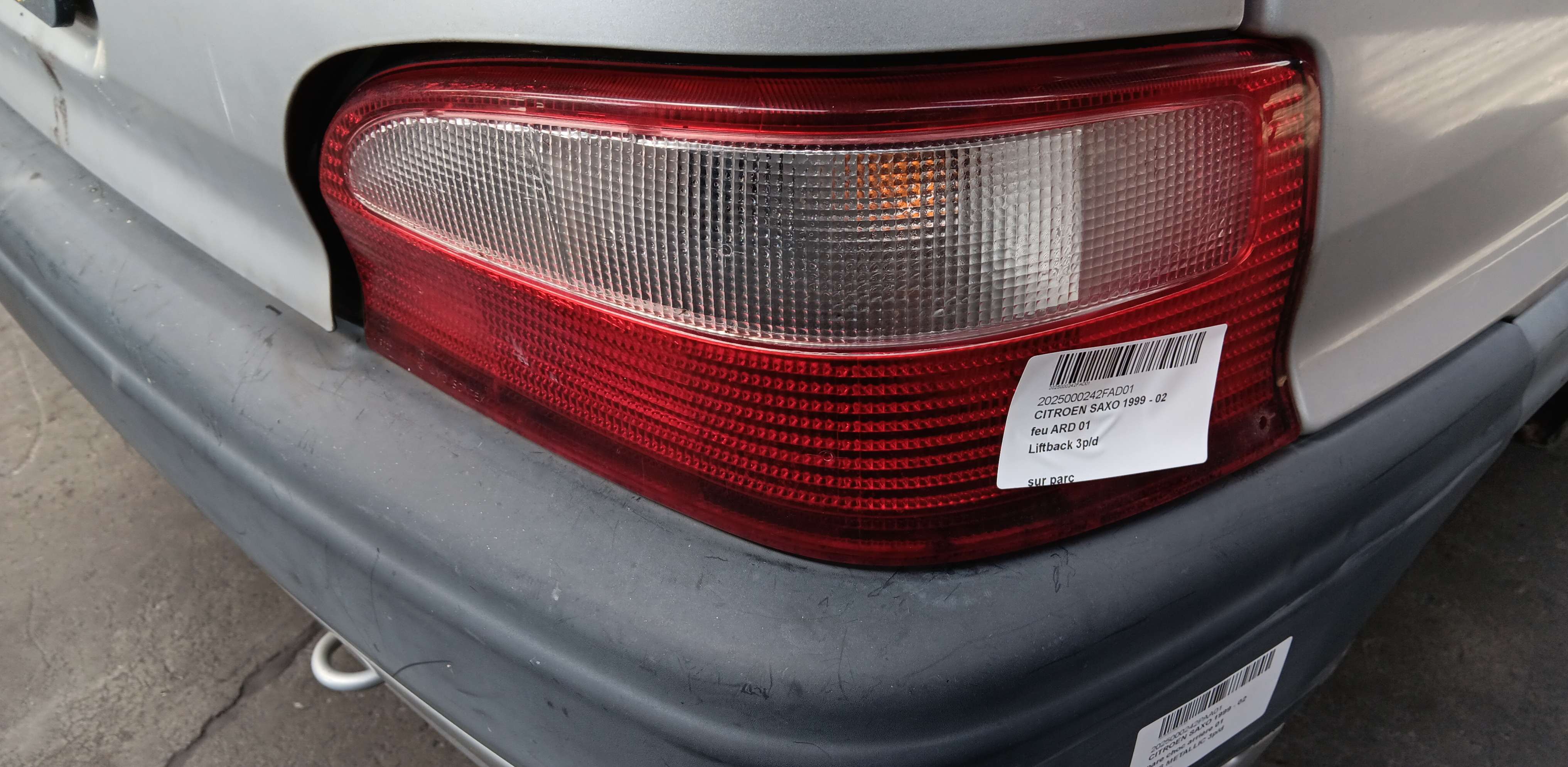 Lichtblok rechts achter Citroen SAXO