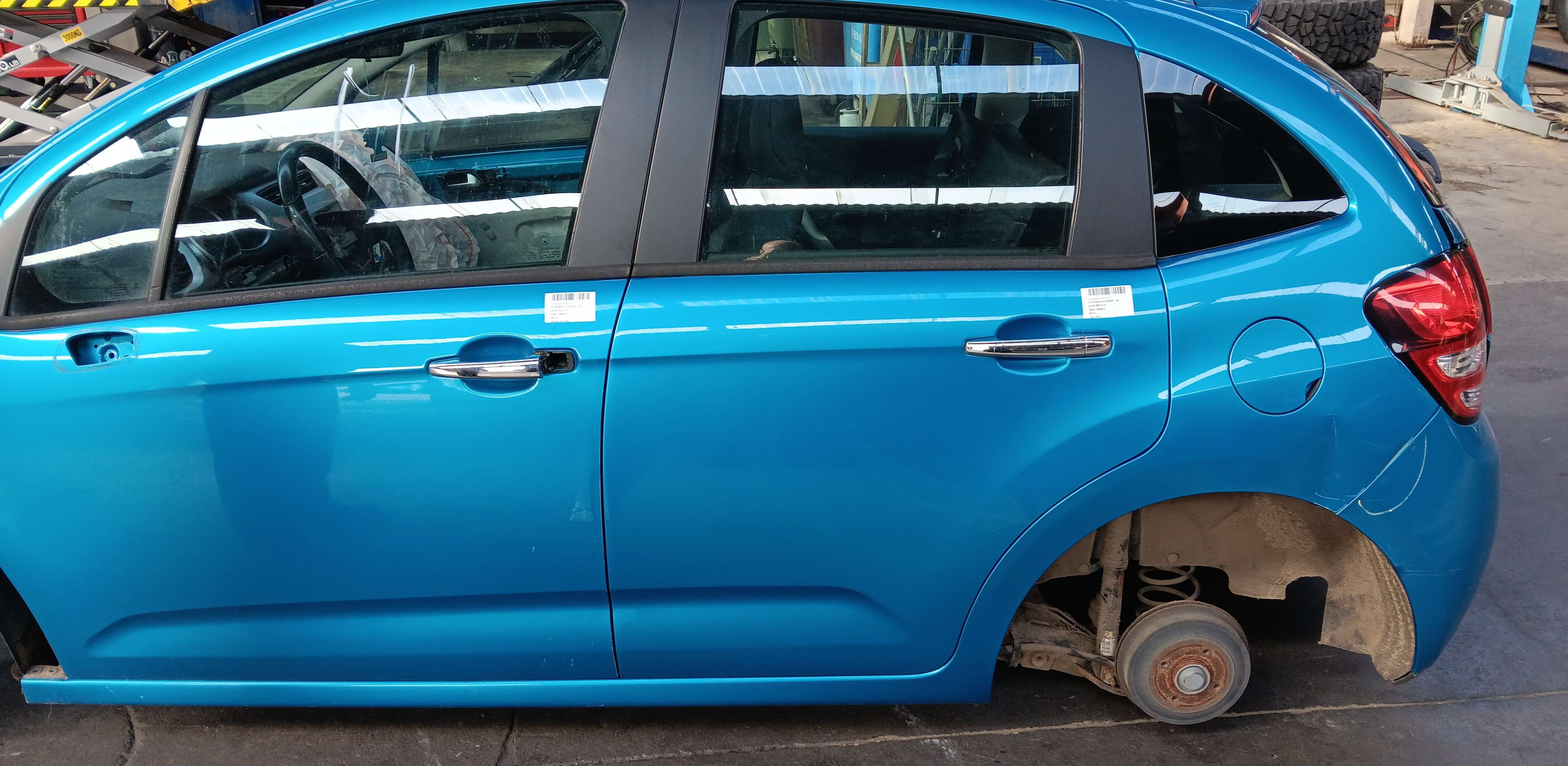 Deur links achter Citroen C3