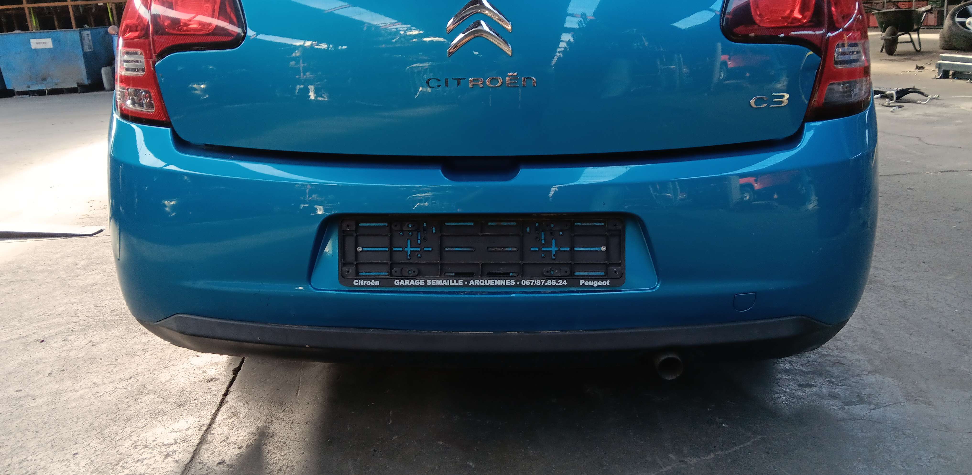 Bumper achter Citroen C3