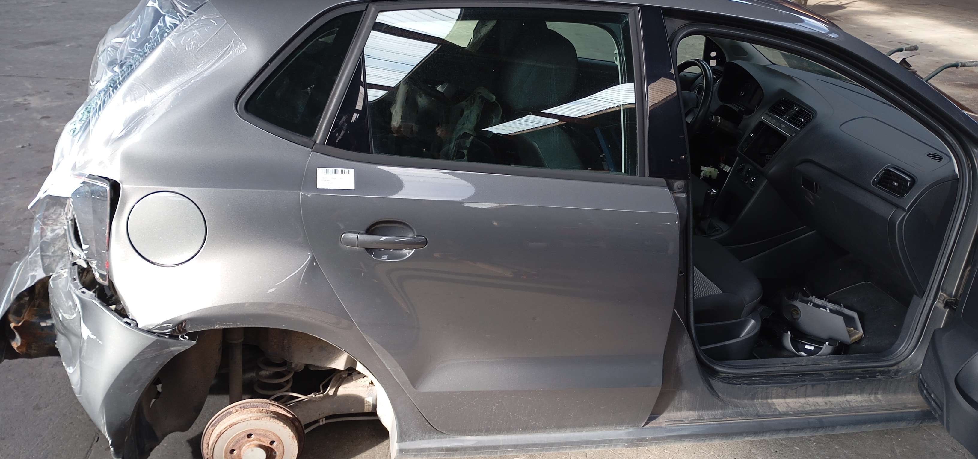 Deur rechts achter Vw Polo