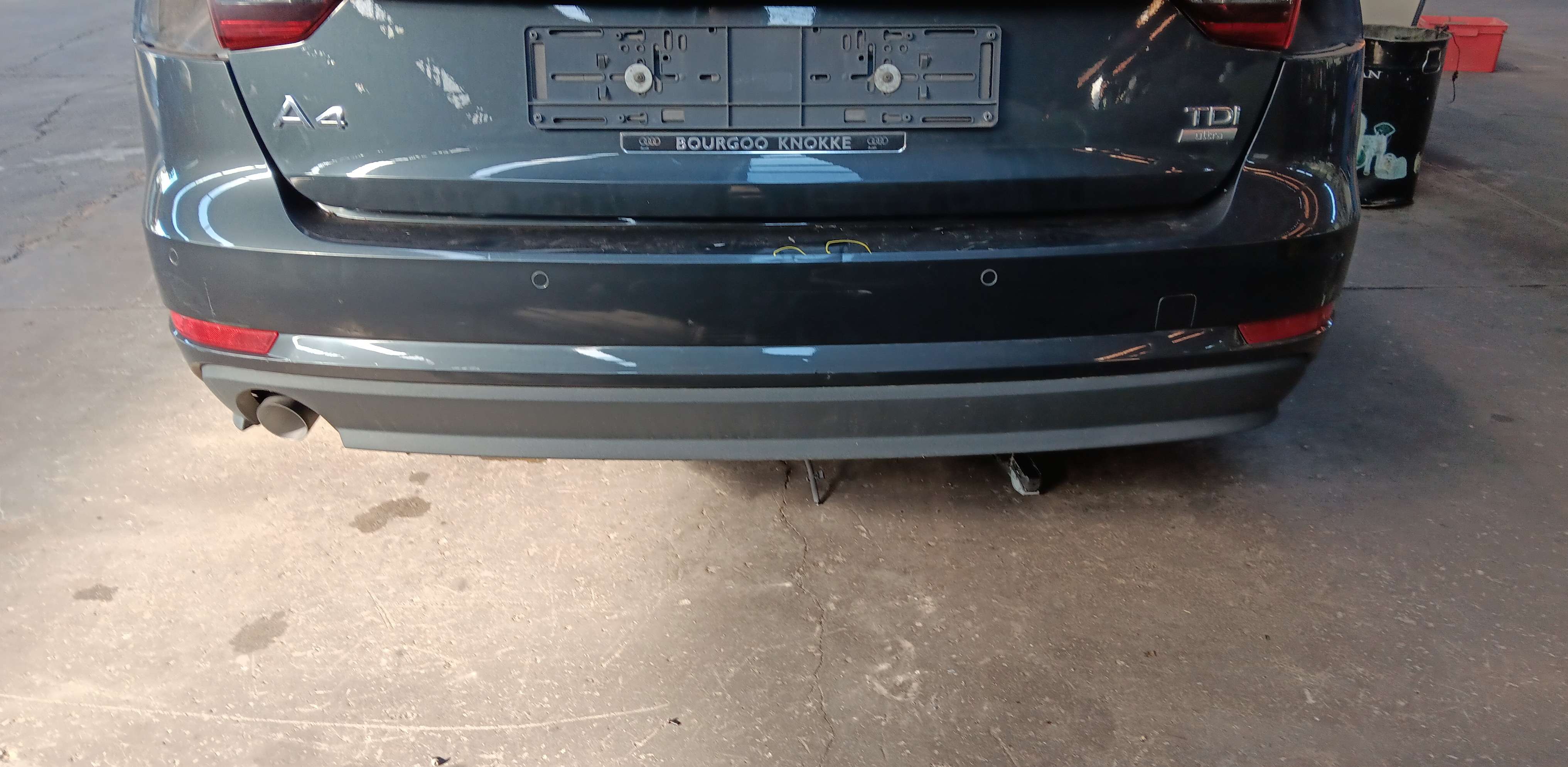 Bumper achter met sensor Audi A4