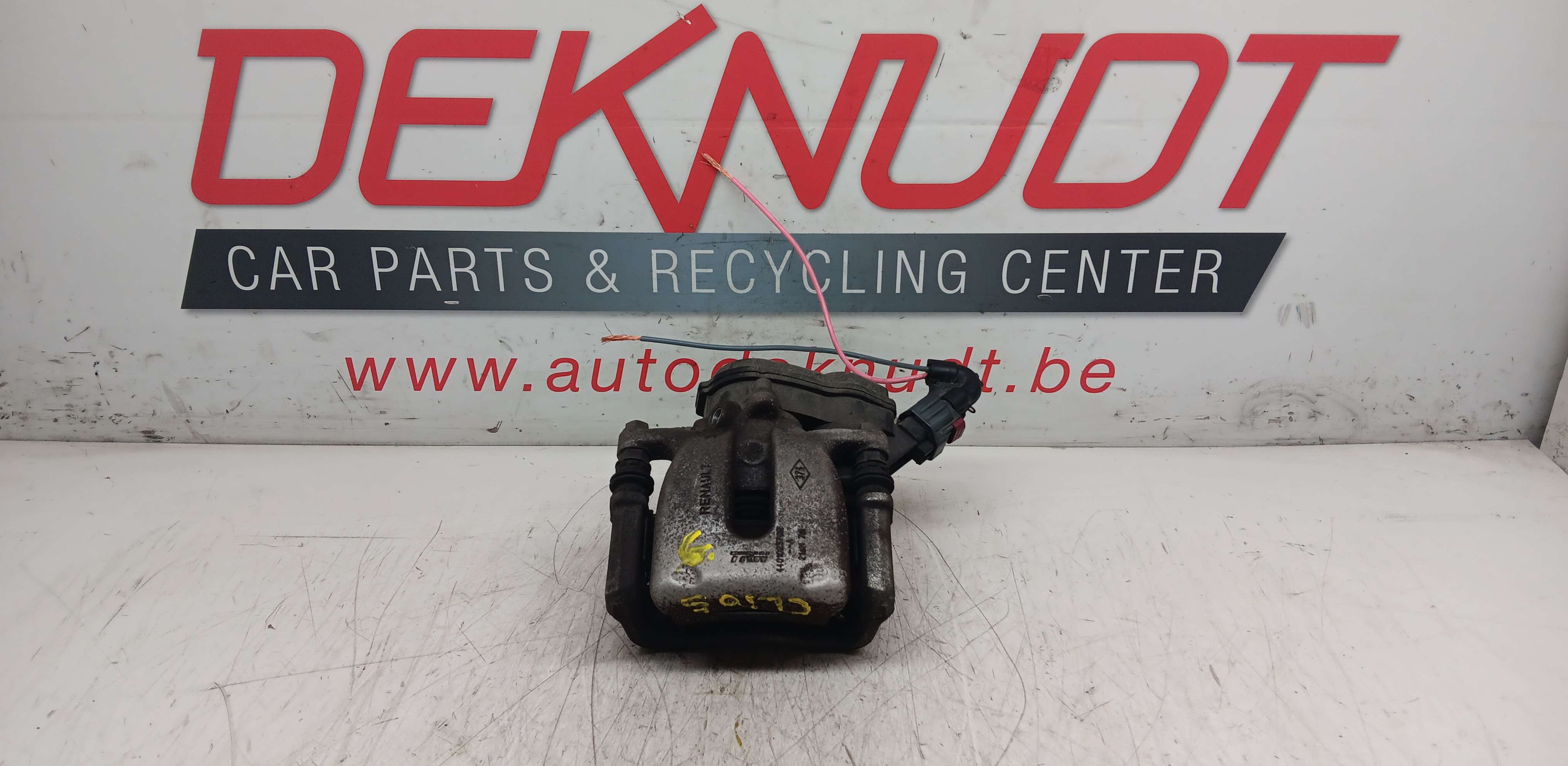 Remschijf links ACHTER Renault Clio